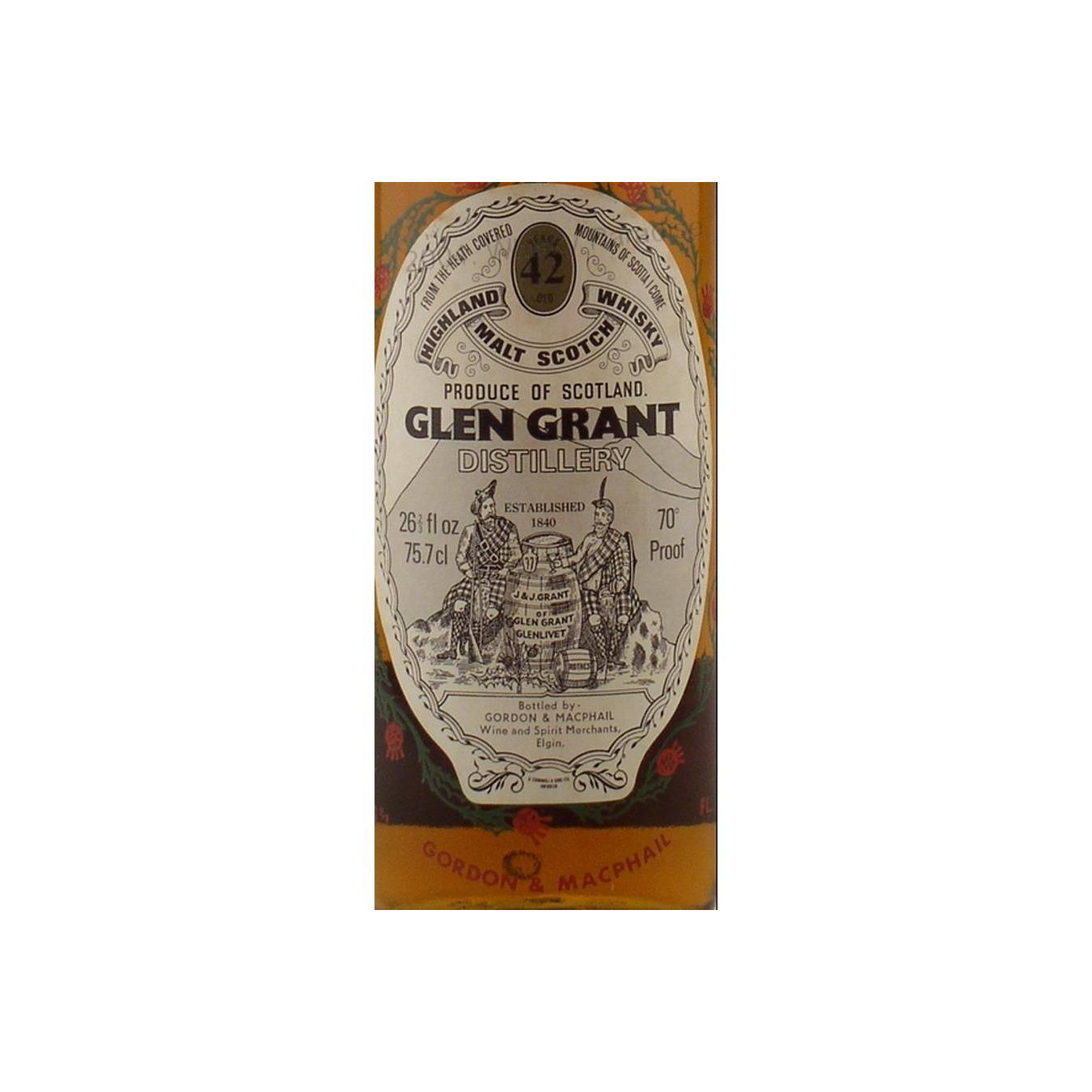 Glen Grant Licensed Bottling 42 Years Single Malt Whisky