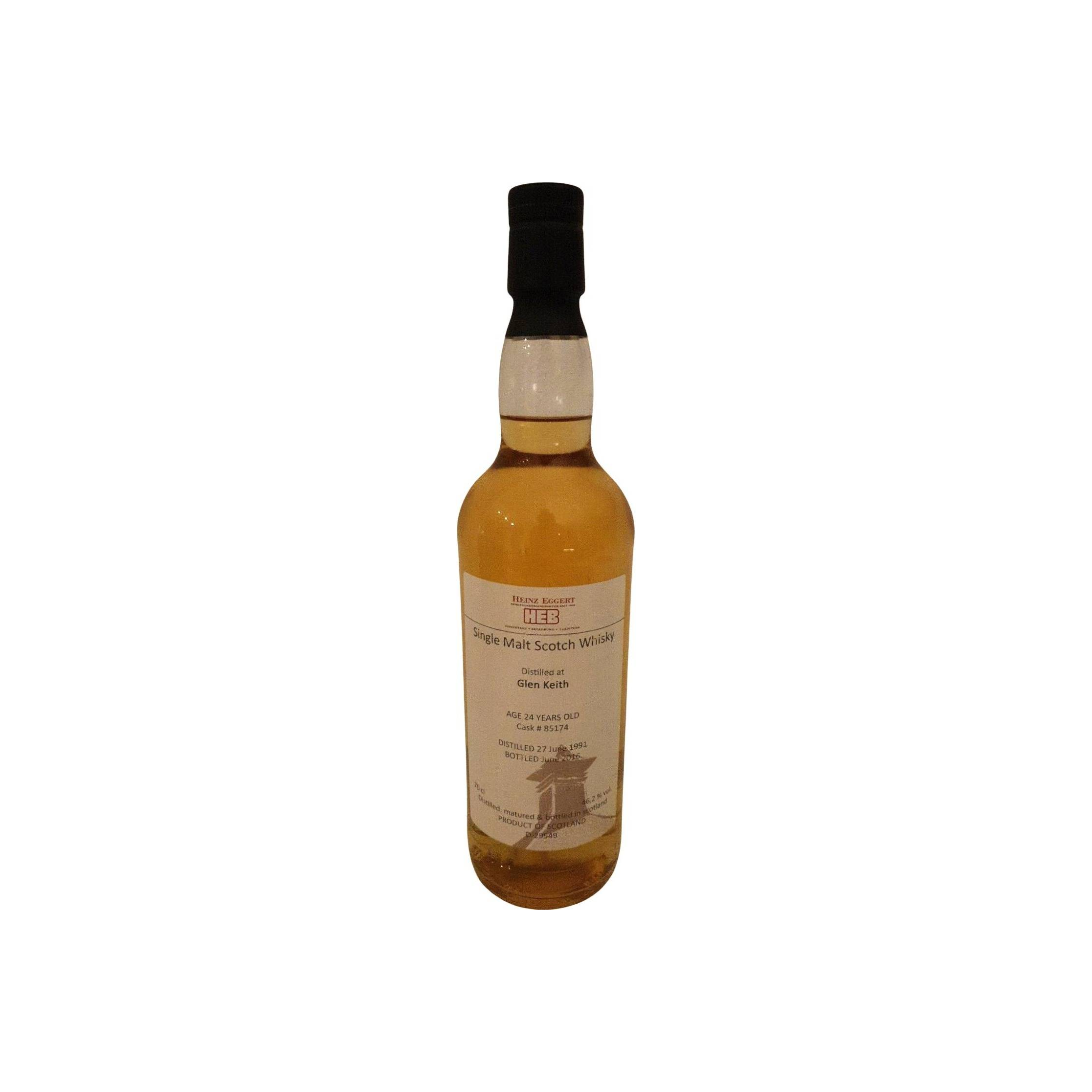 Glen Keith 1991 24 Years Single Malt Whisky