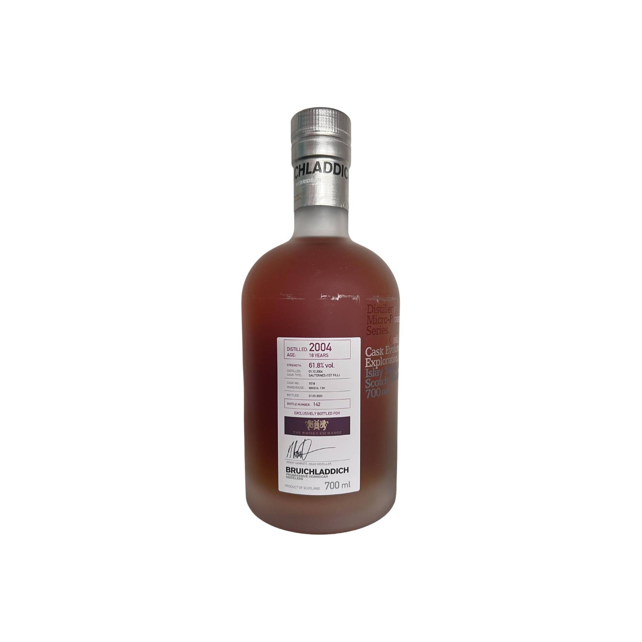 Bruichladdich 2004 18 Years Single Malt Whisky