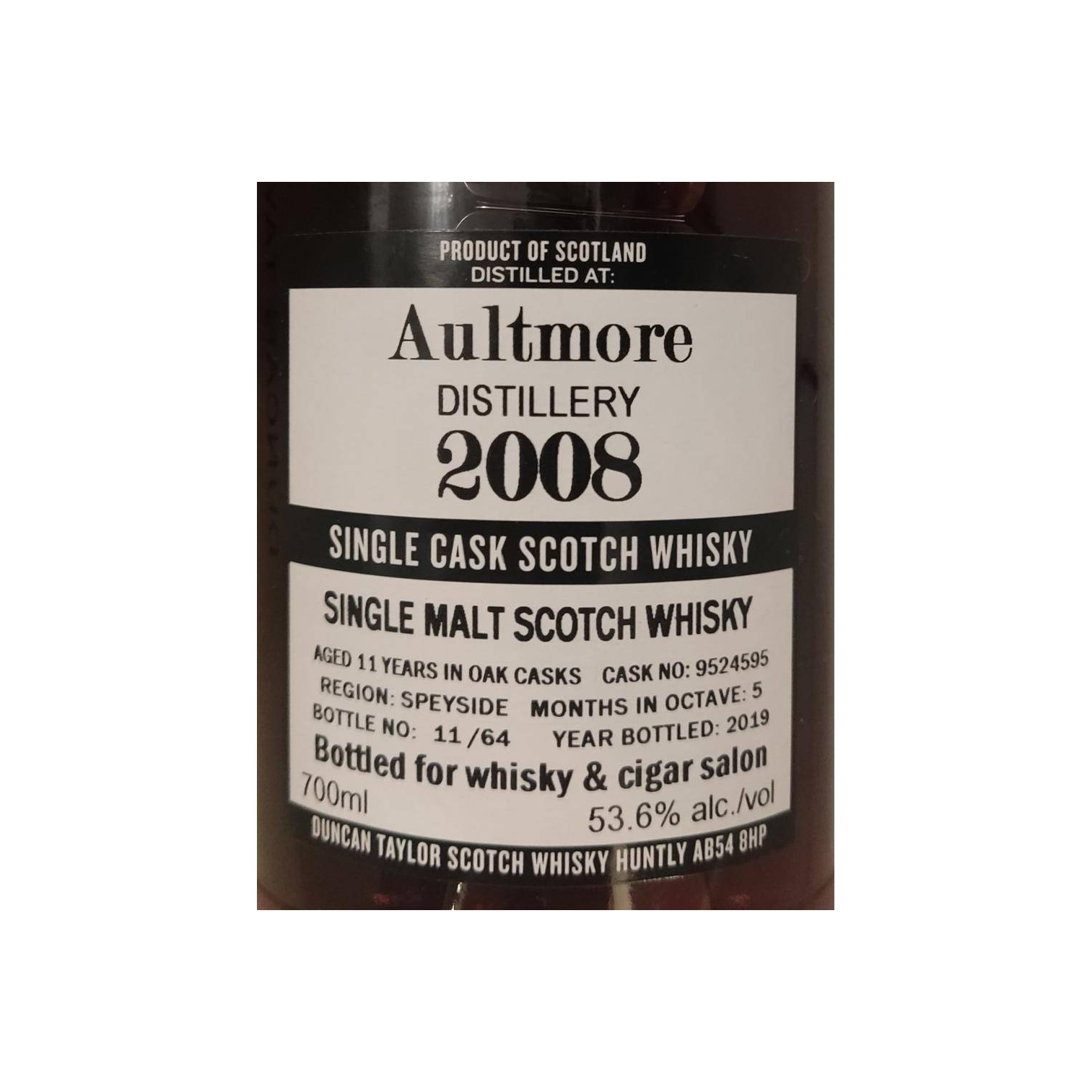 Aultmore The Octave 2008 Single Malt Whisky 2