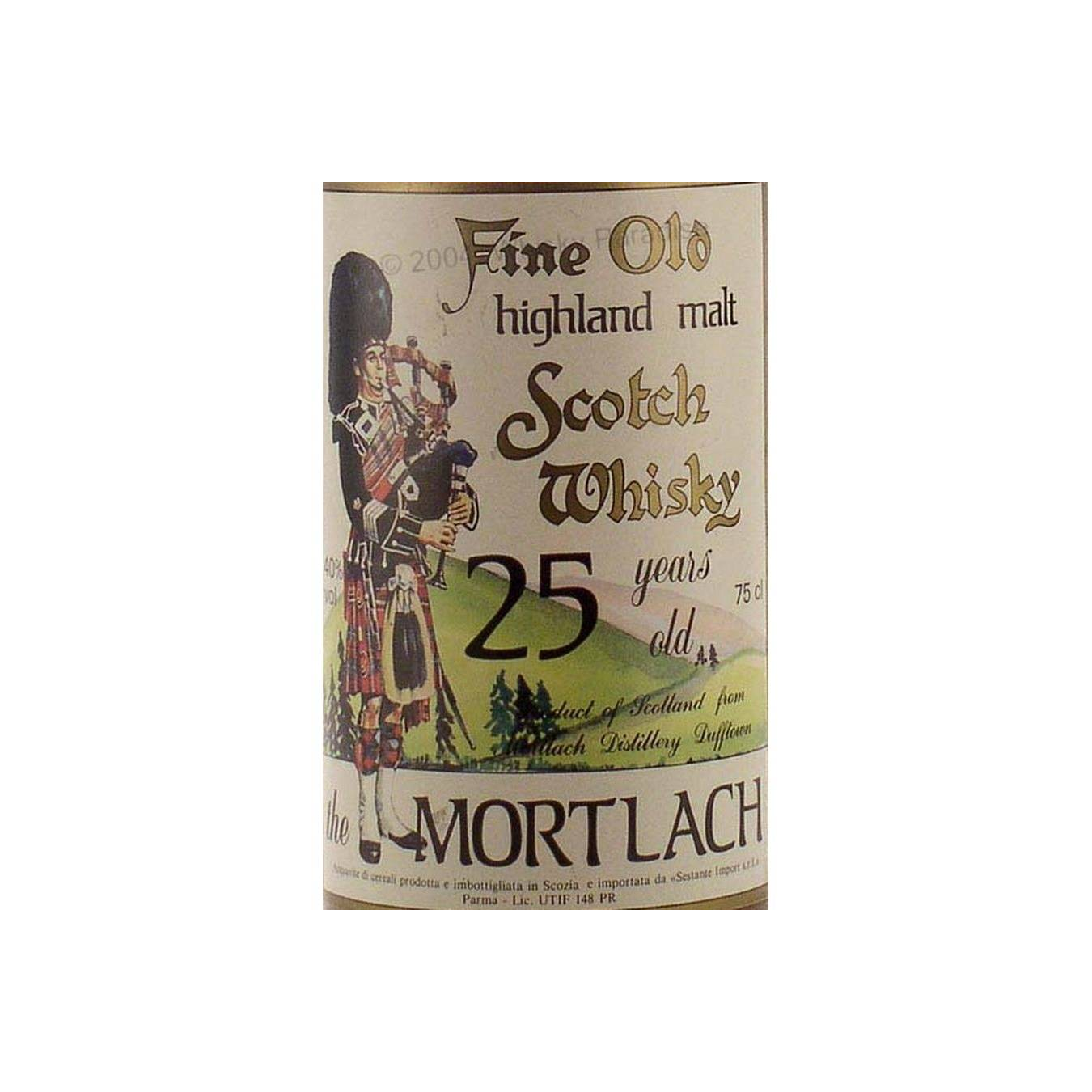 Mortlach 25 Years Single Malt Whisky