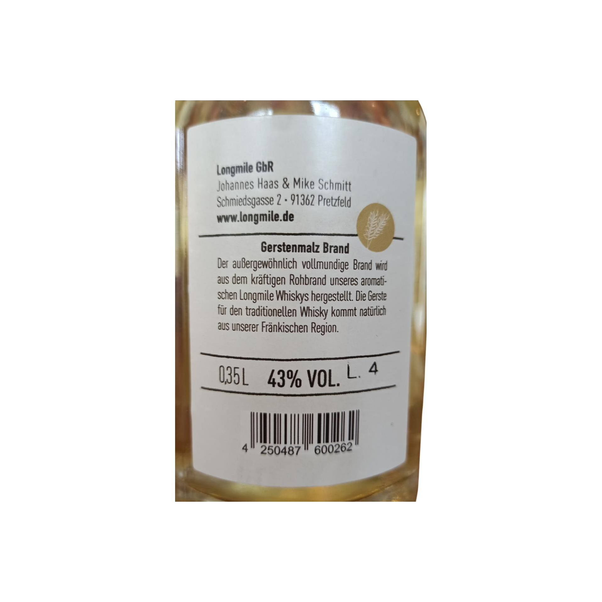 Longmile Gersten Malz Brand 2