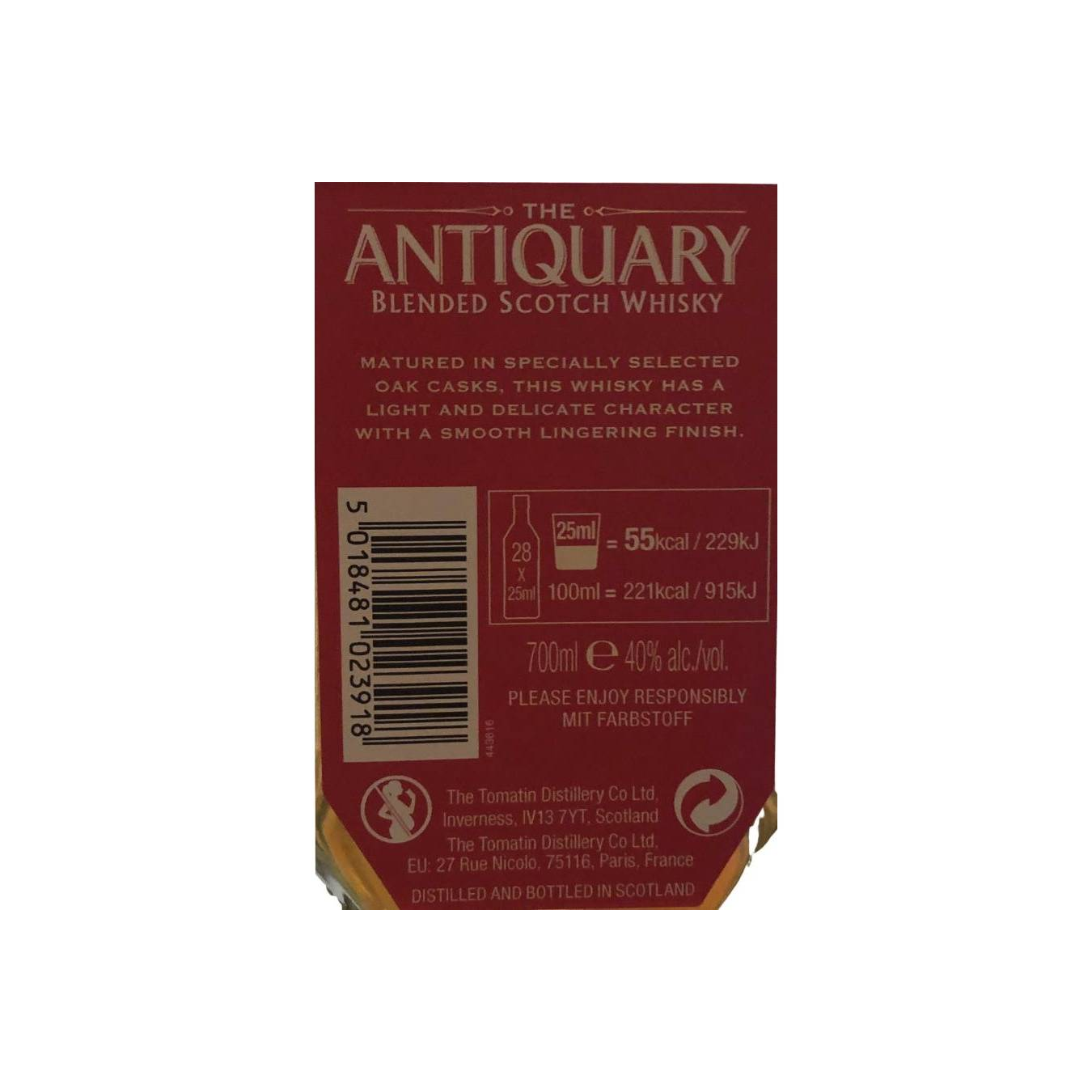 The Antiquary Blended Scotch Whisky 2