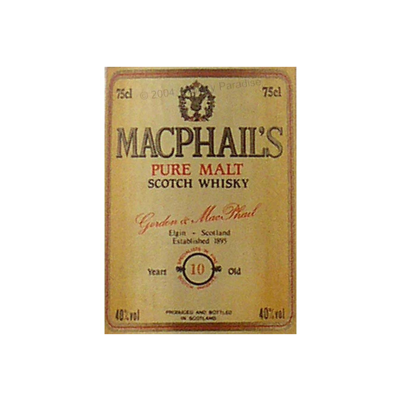 MacPhail's 10-year-old GM
