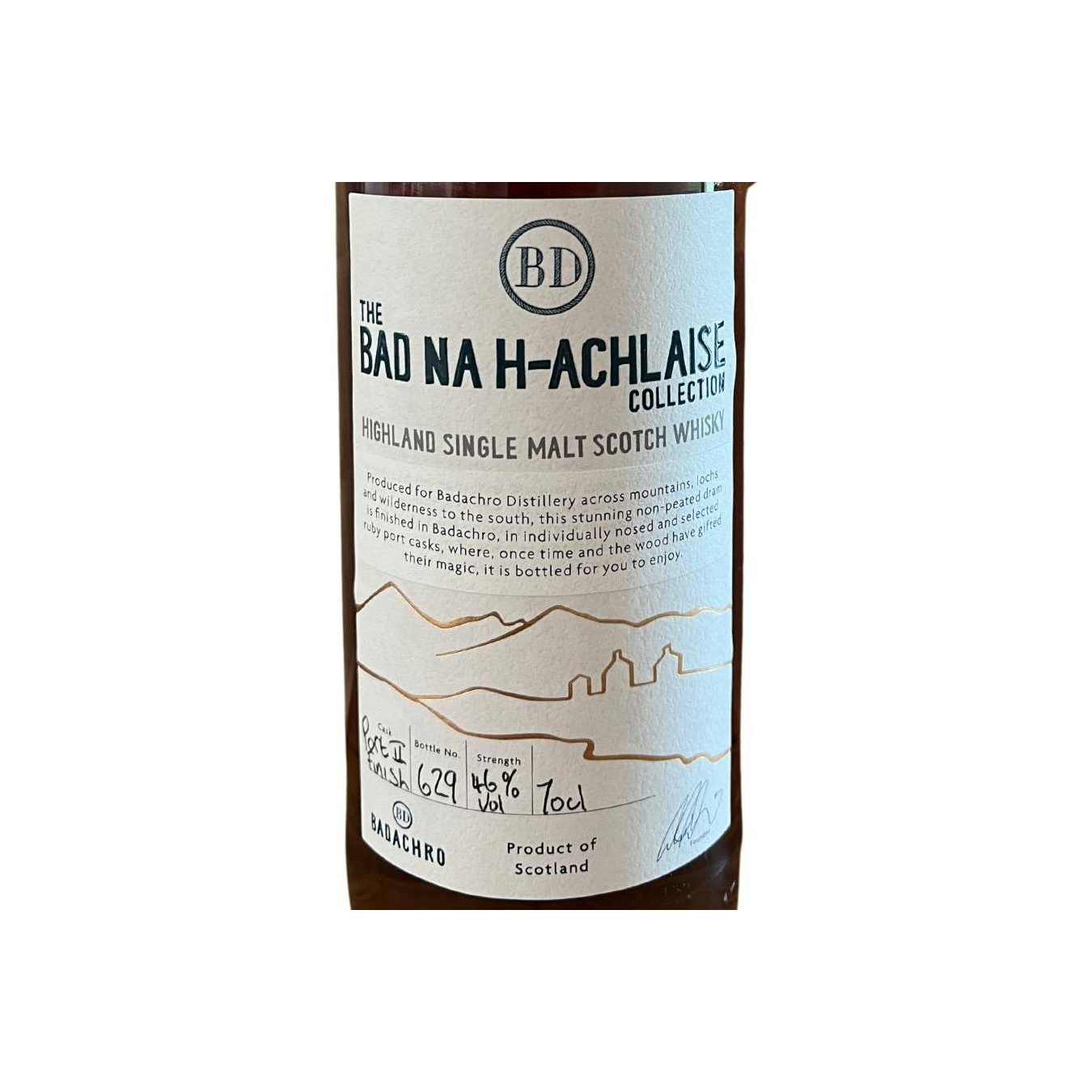 Bad na h-Achlaise Highland Single Malt Scotch Whisky BaDi