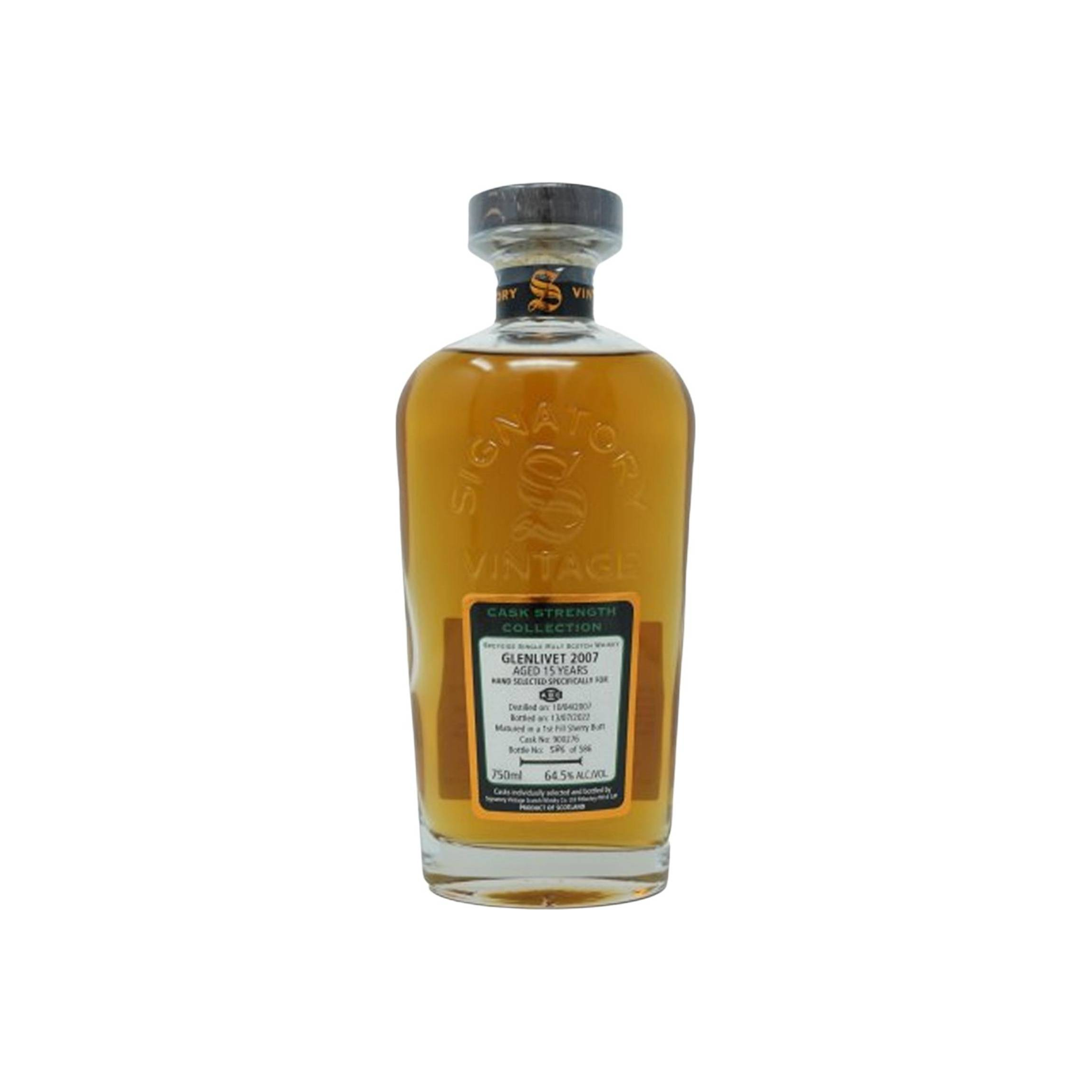The Glenlivet Cask Strength Collection 2007 15 Years Single Malt Whisky