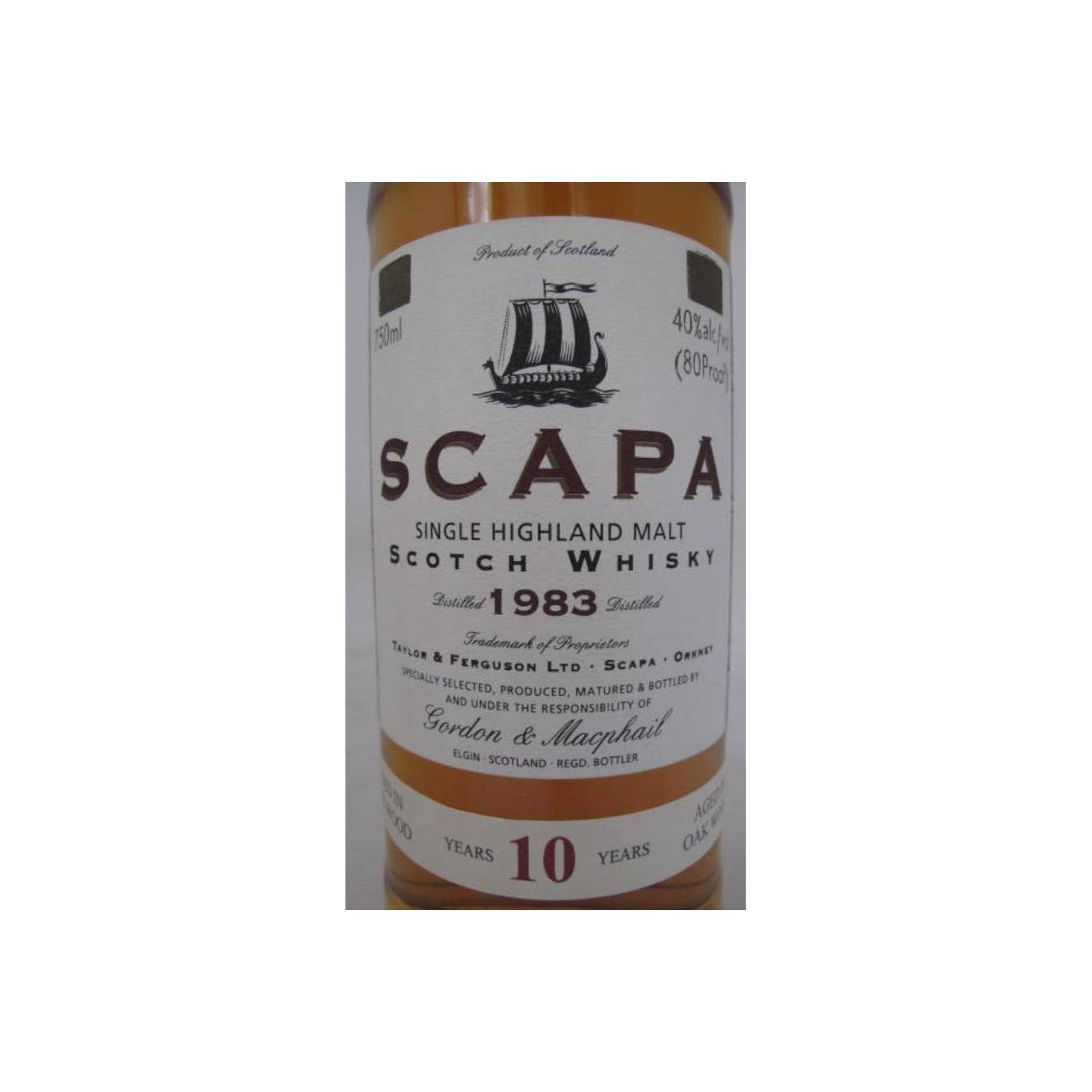 Scapa 1983 10 Years Single Malt Whisky 2