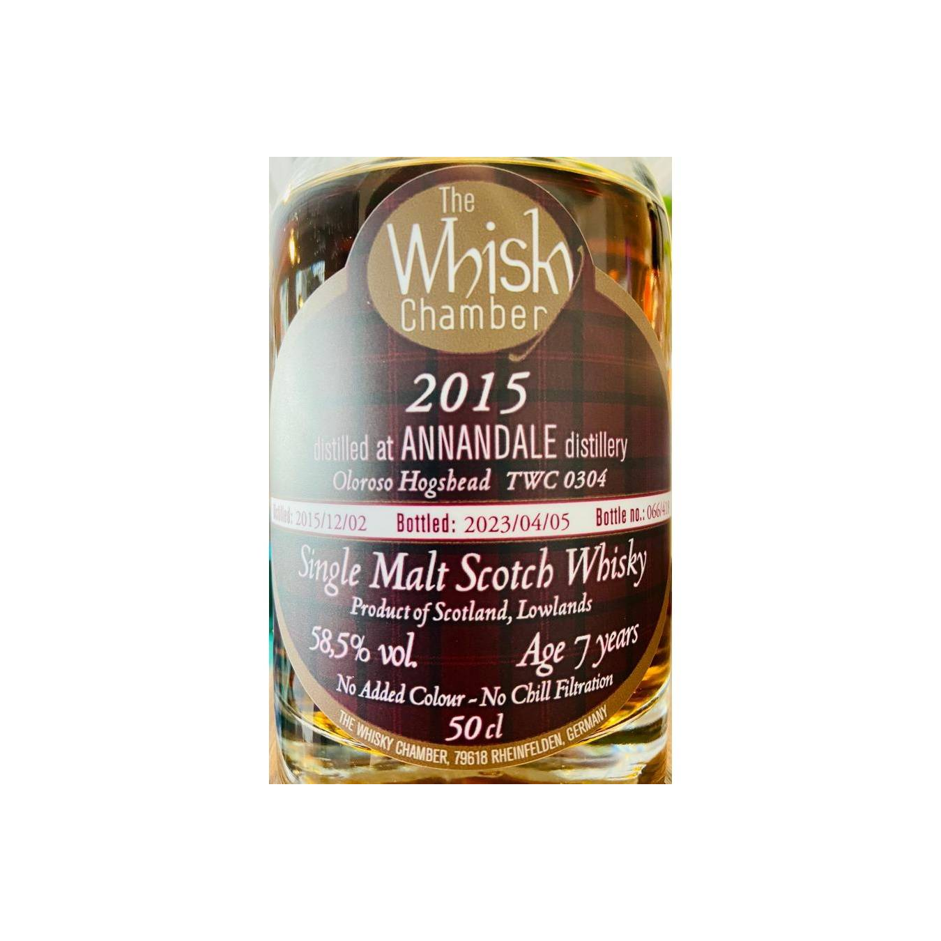 Annandale 2015 7 Years Single Malt Whisky