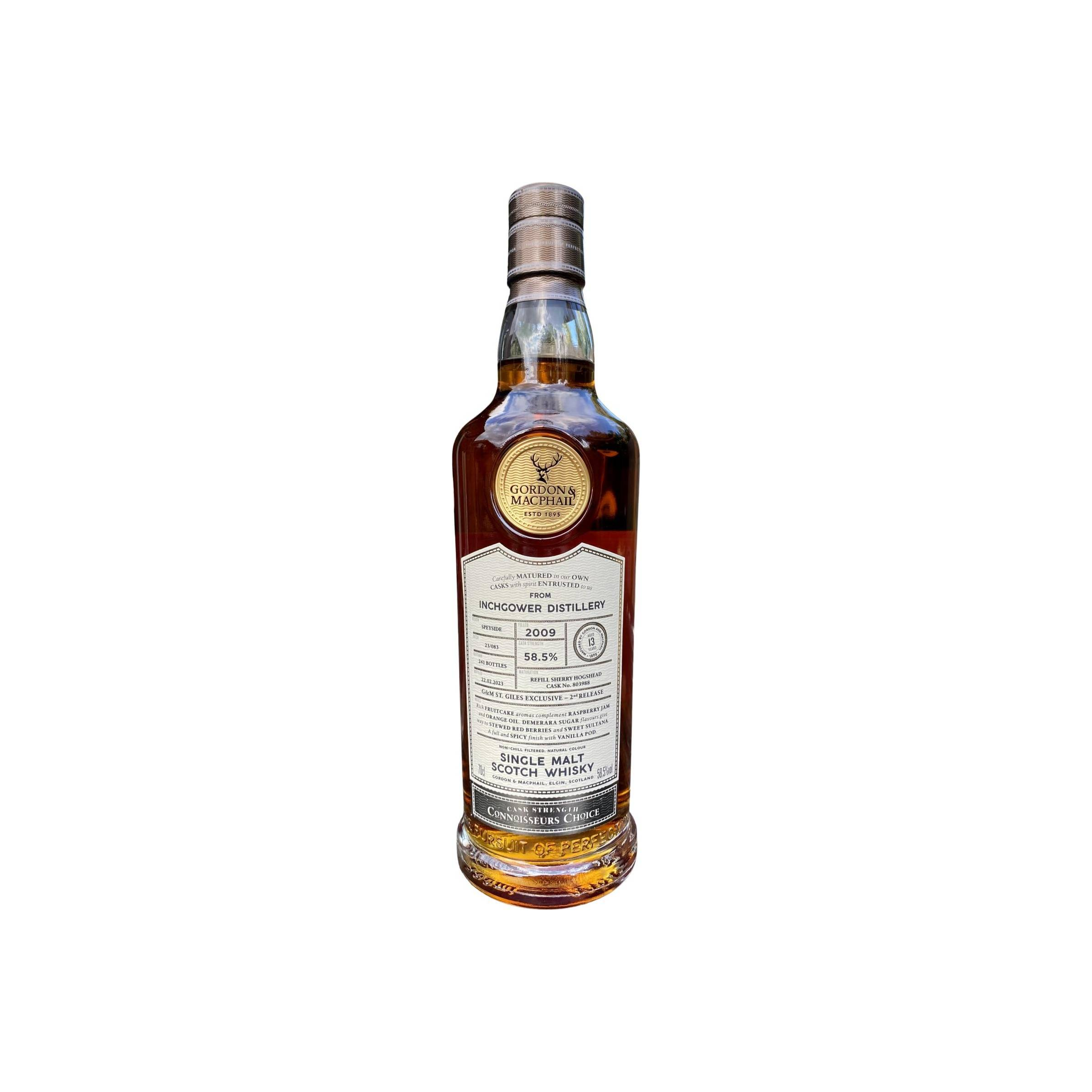 Inchgower Connoisseurs Choice - Cask Strength 2009 13 Years Single Malt Whisky