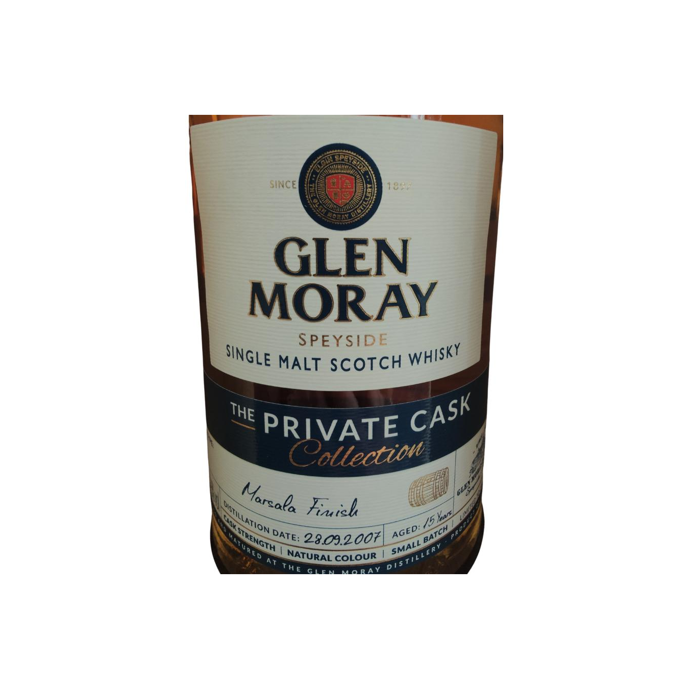 Glen Moray 2007 15 Years Single Malt Whisky