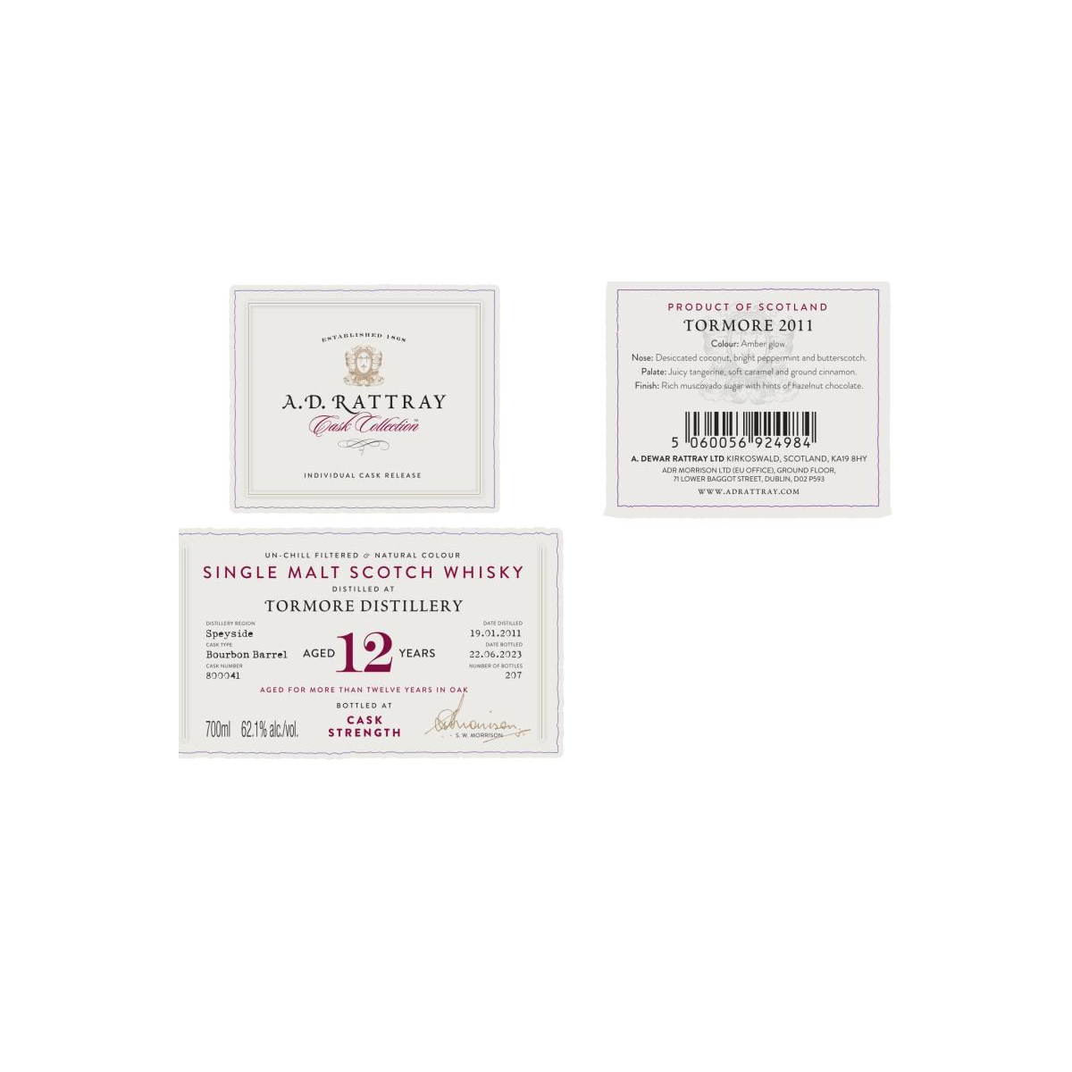 Tormore 2011 12 Years Single Malt Whisky