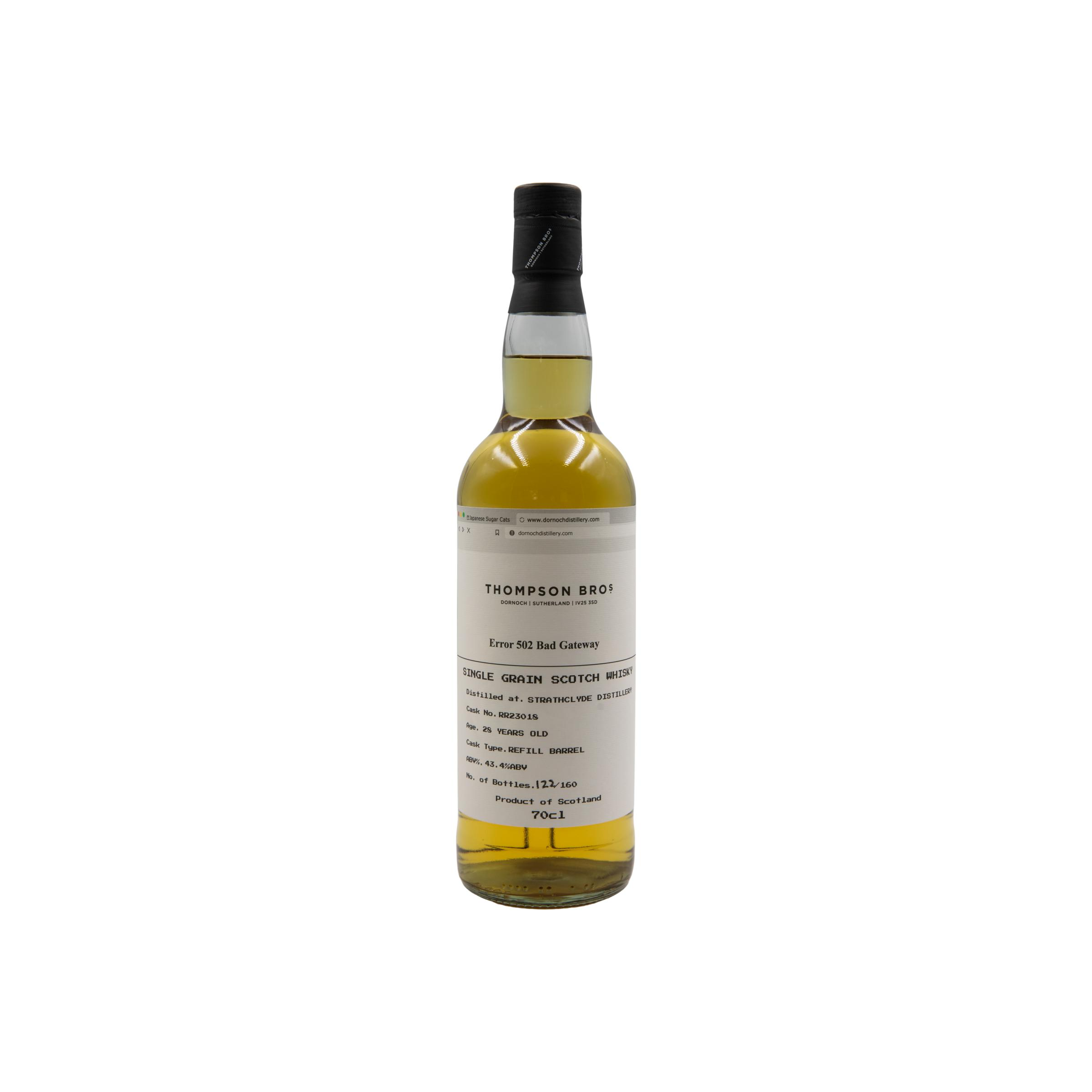 Strathclyde 1994 28 Years Single Grain Whisky
