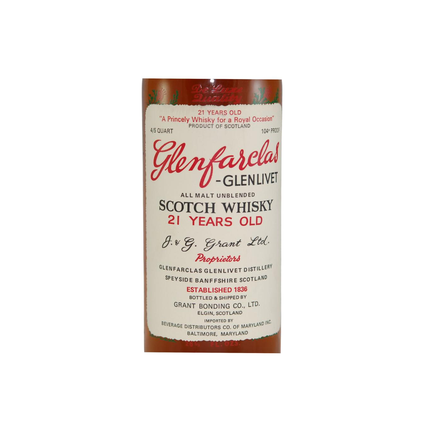 Glenfarclas 21 Years Single Malt Whisky 2
