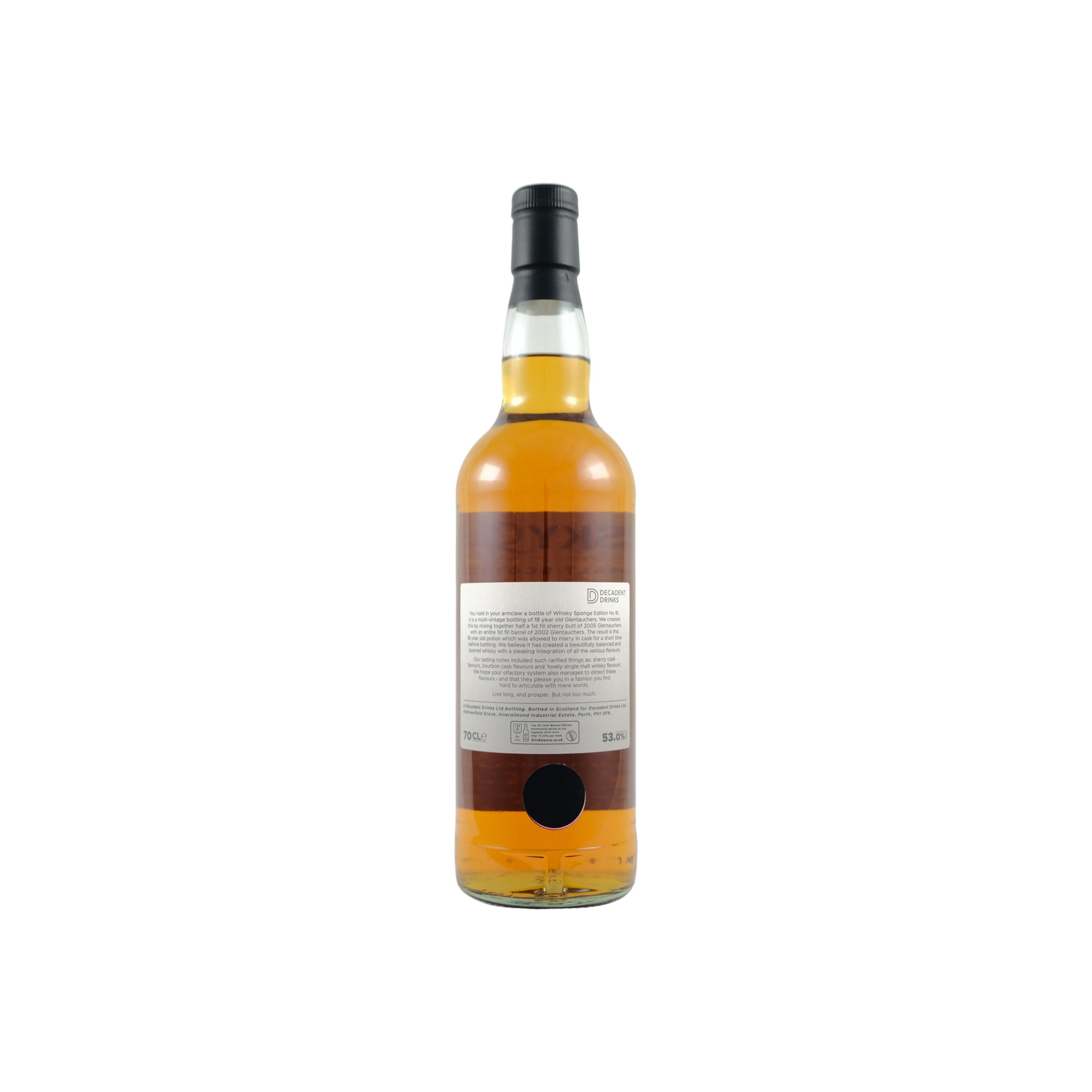 Glentauchers 2005 18 Years Single Malt Whisky 2