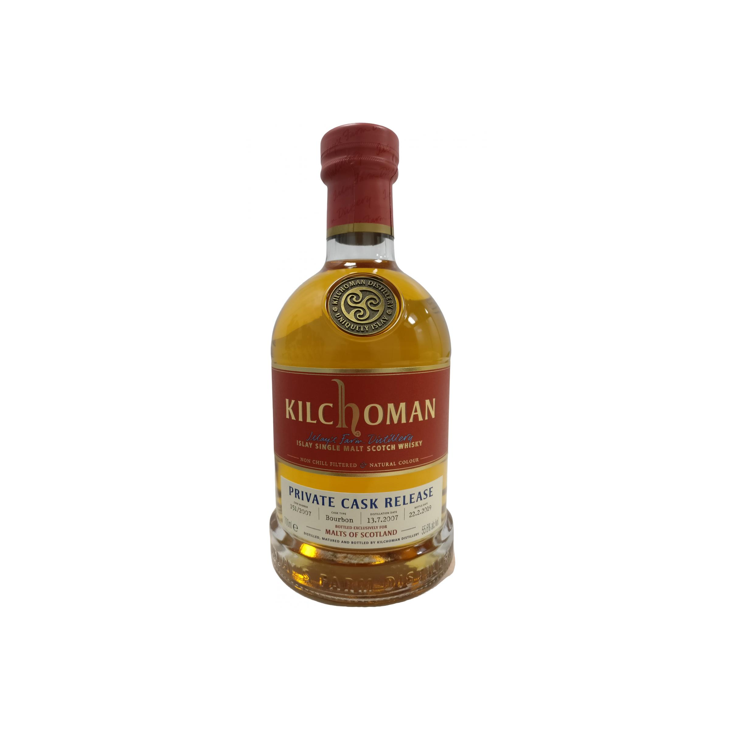 Kilchoman 2007 11 Years Single Malt Whisky
