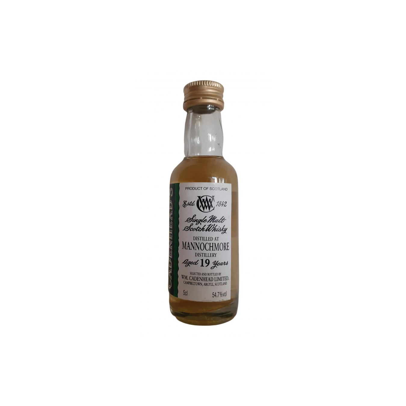 Mannochmore Miniature 1997 19 Years Single Malt Whisky 2