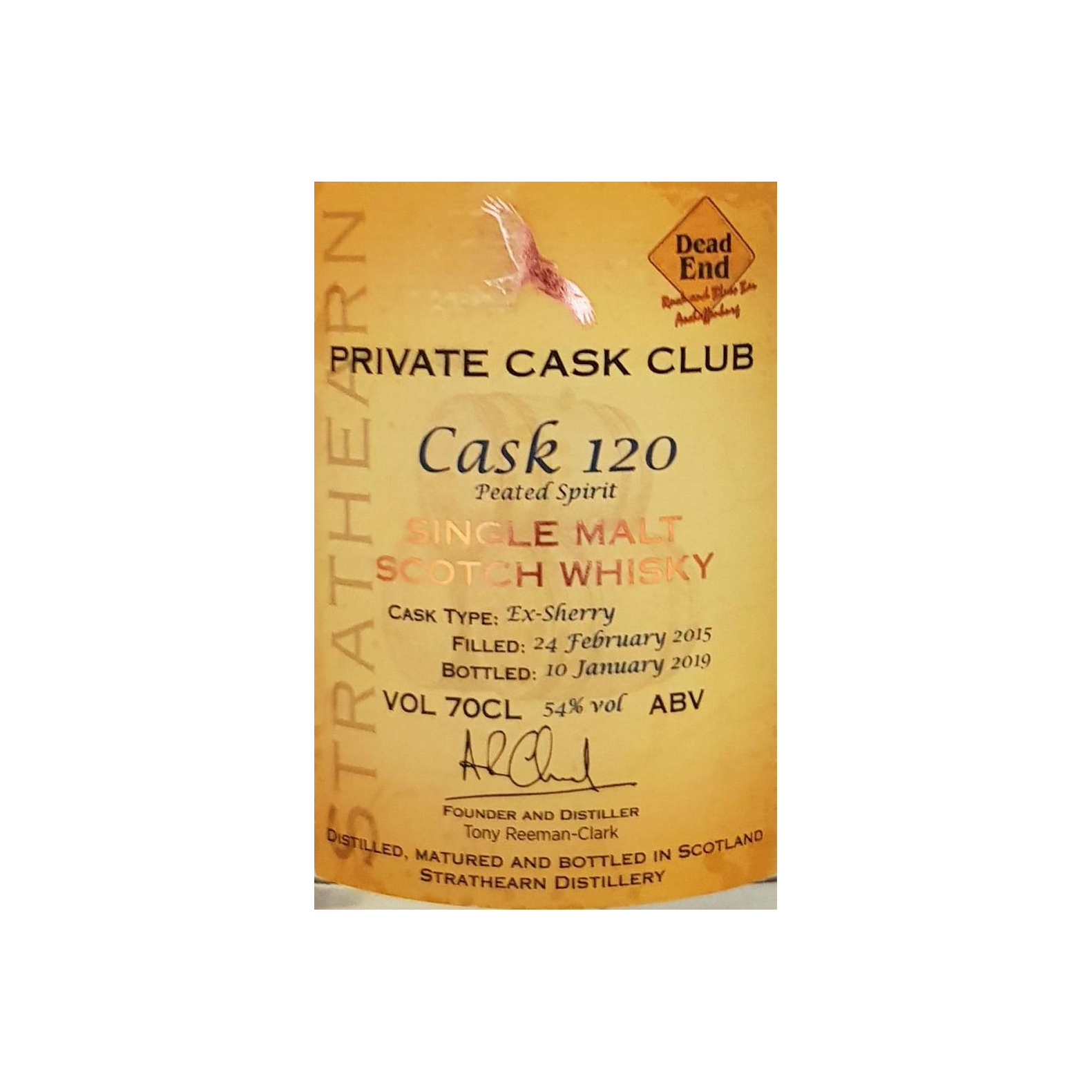 Strathearn 2015 Single Malt Whisky 2