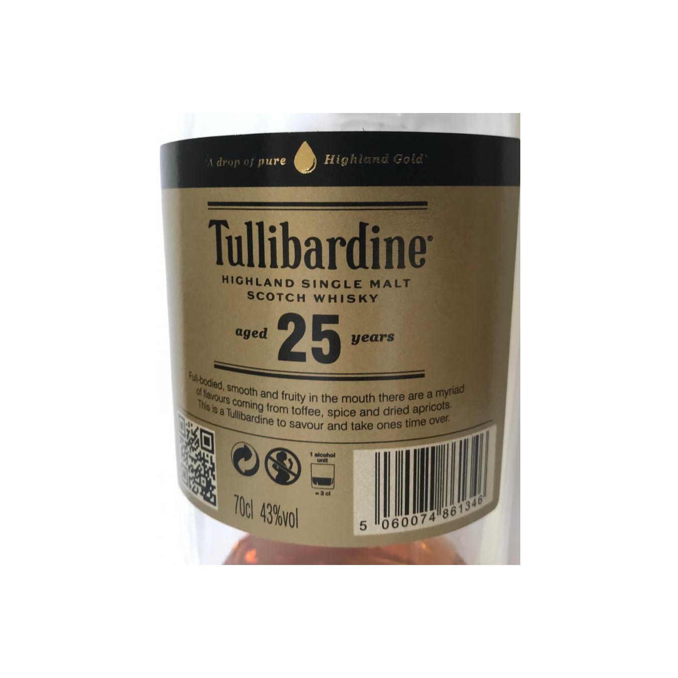 Tullibardine 25 Years Single Malt Whisky 3