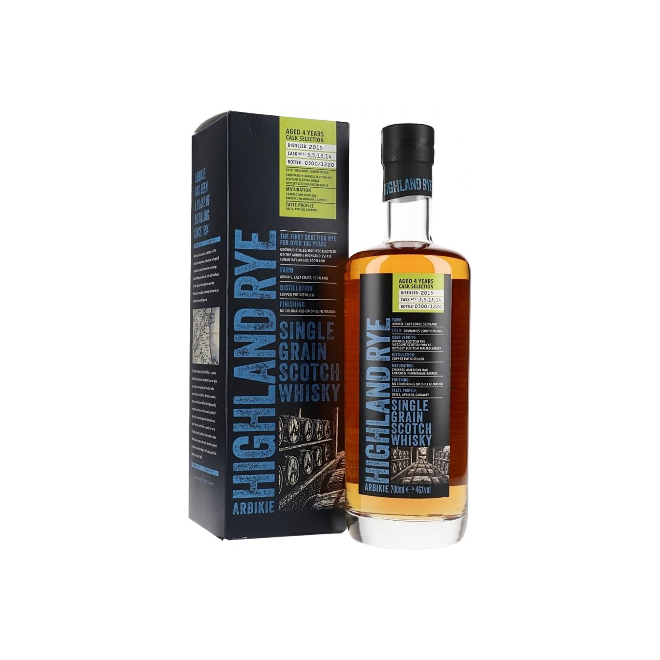 Arbikie 2015 4 Years Single Grain Whisky 2