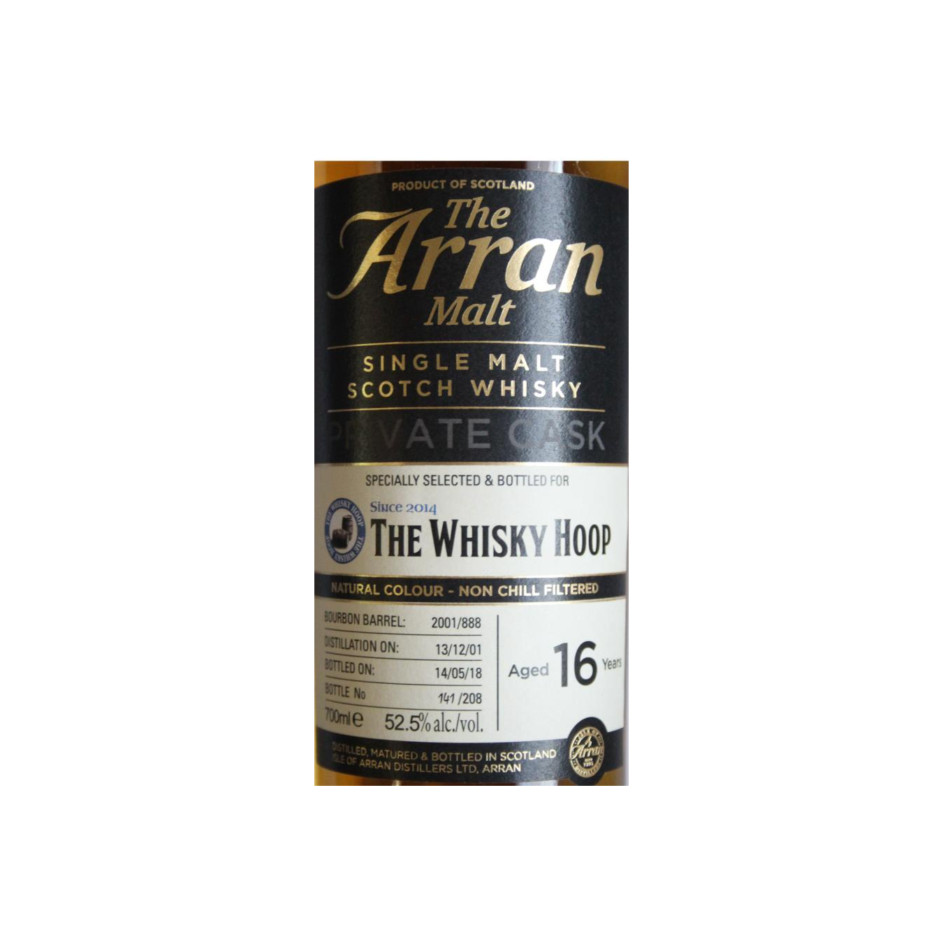 Arran Private Cask 2001 16 Years Single Malt Whisky 2
