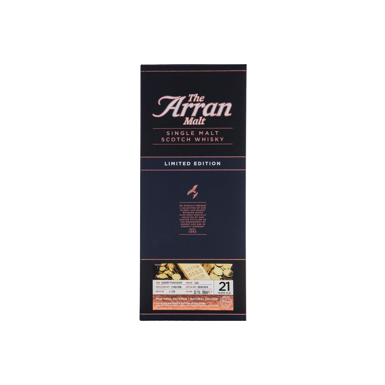 Arran Limited Edition 1996 21 Years Single Malt Whisky 2