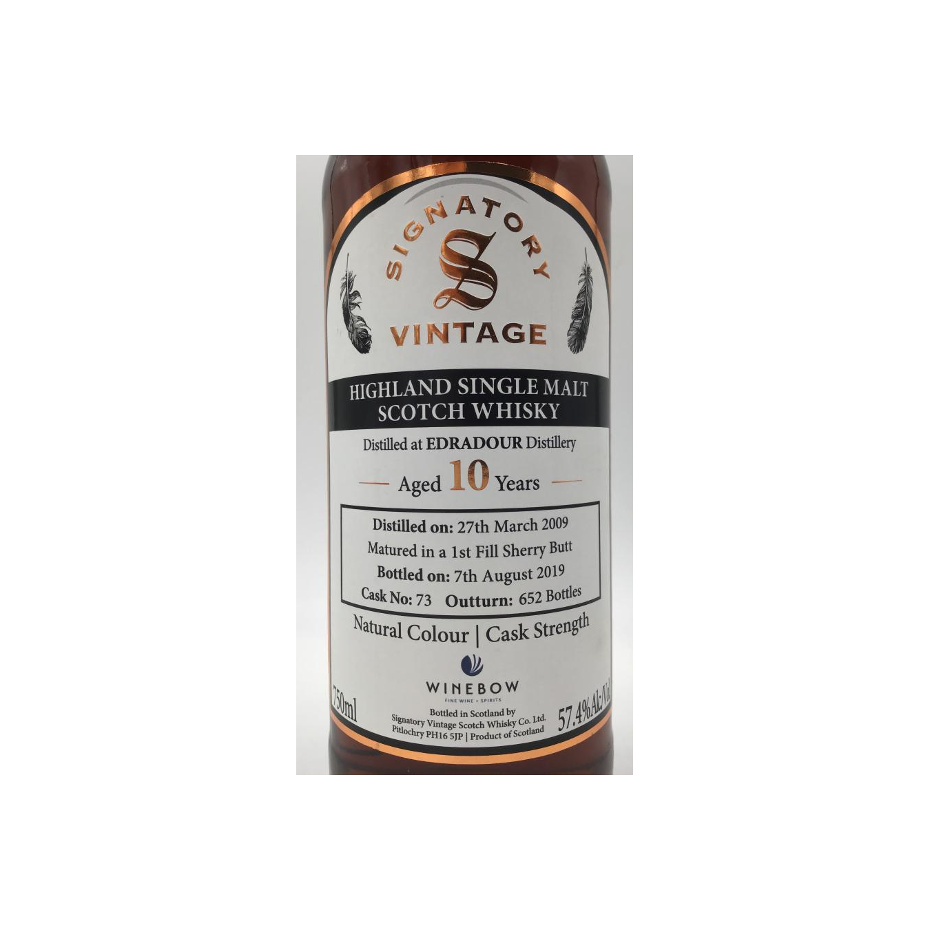 Edradour 2009 10 Years Single Malt Whisky 3