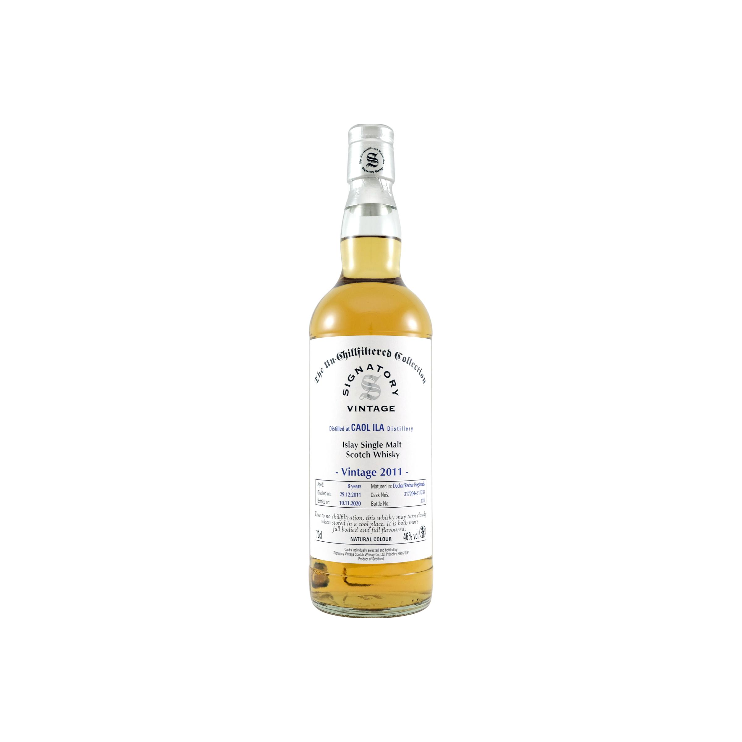 Caol Ila The Un-Chillfiltered Collection 2011 8 Years Single Malt Whisky 2