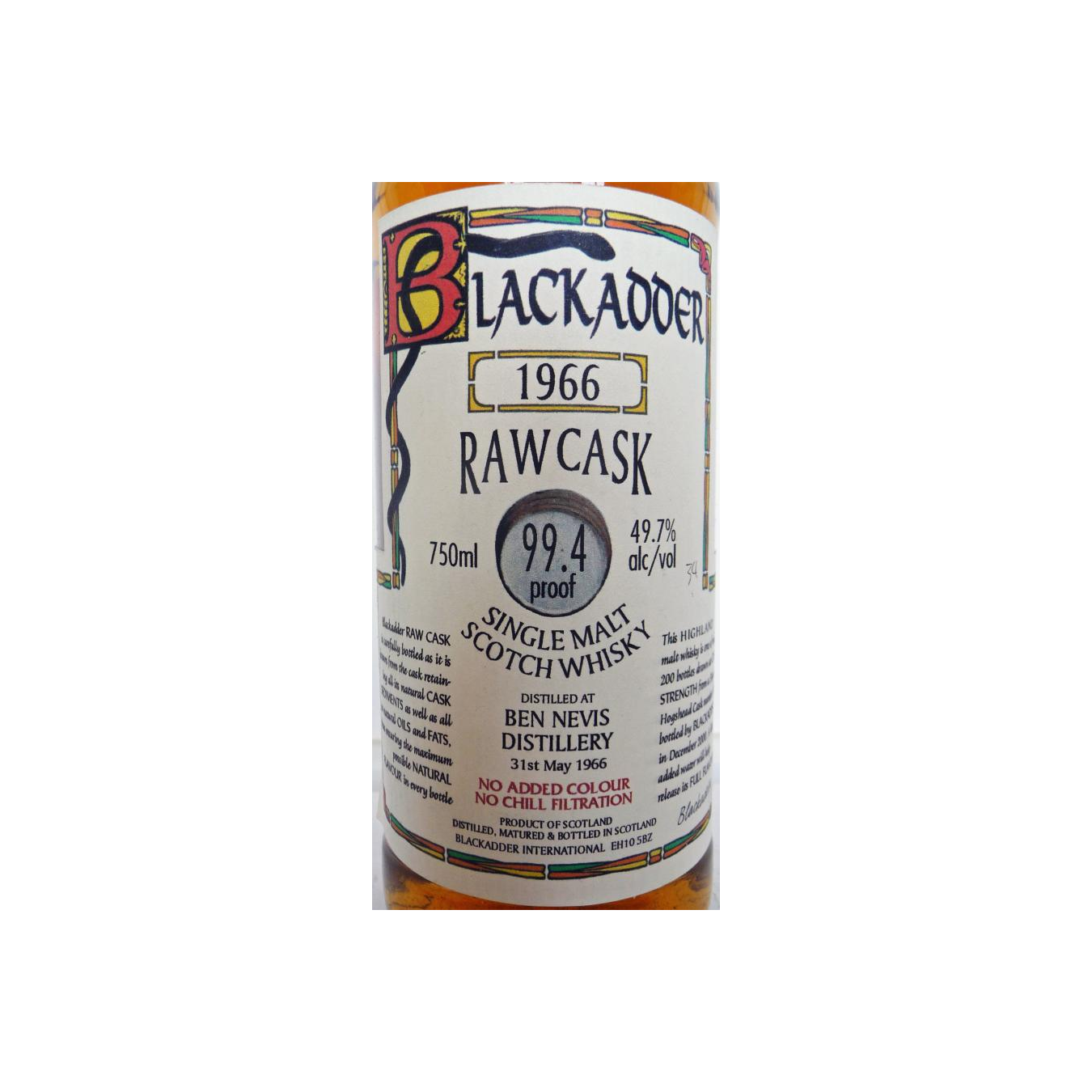 Ben Nevis Raw Cask 1966 34 Years Single Malt Whisky 2