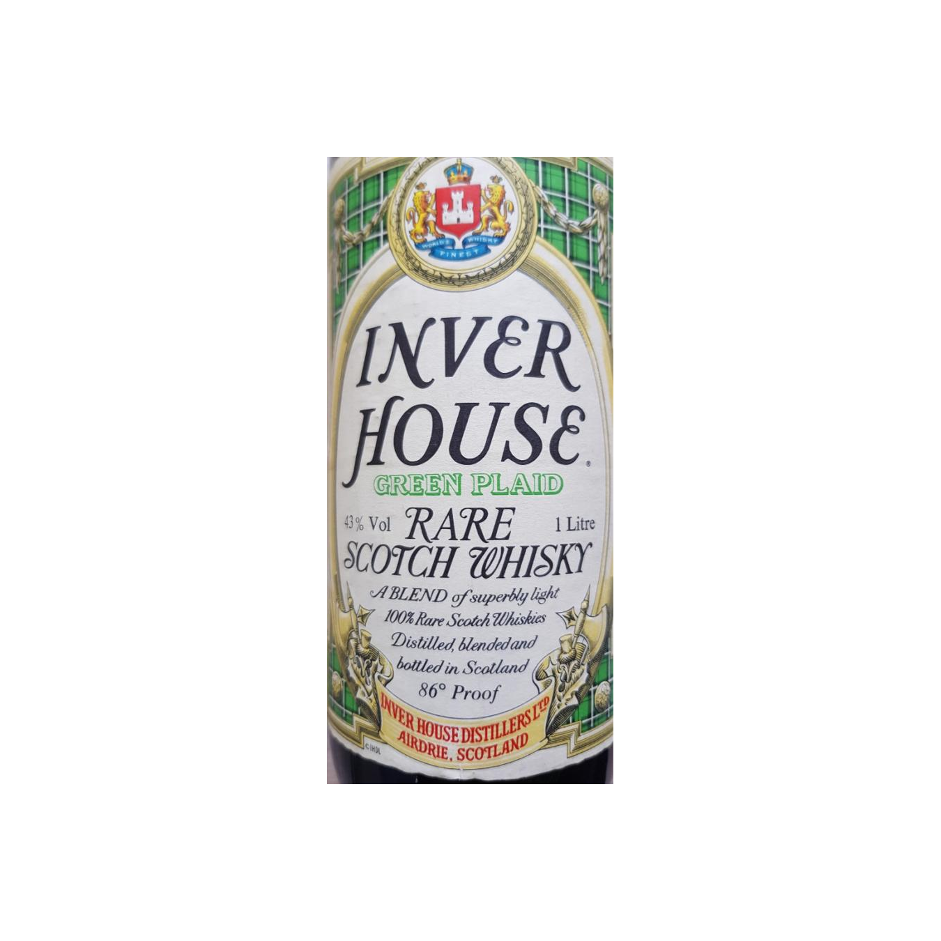 Inver House Green Plaid 2