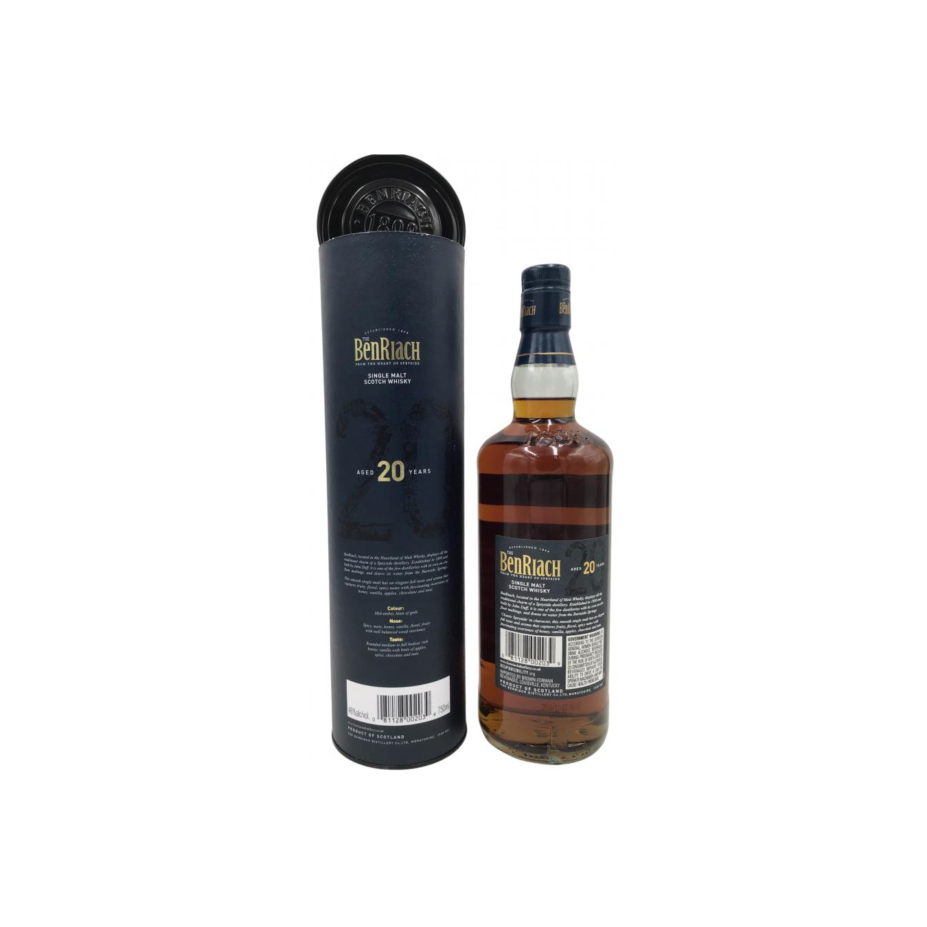 BenRiach 20 Years Single Malt Whisky 3