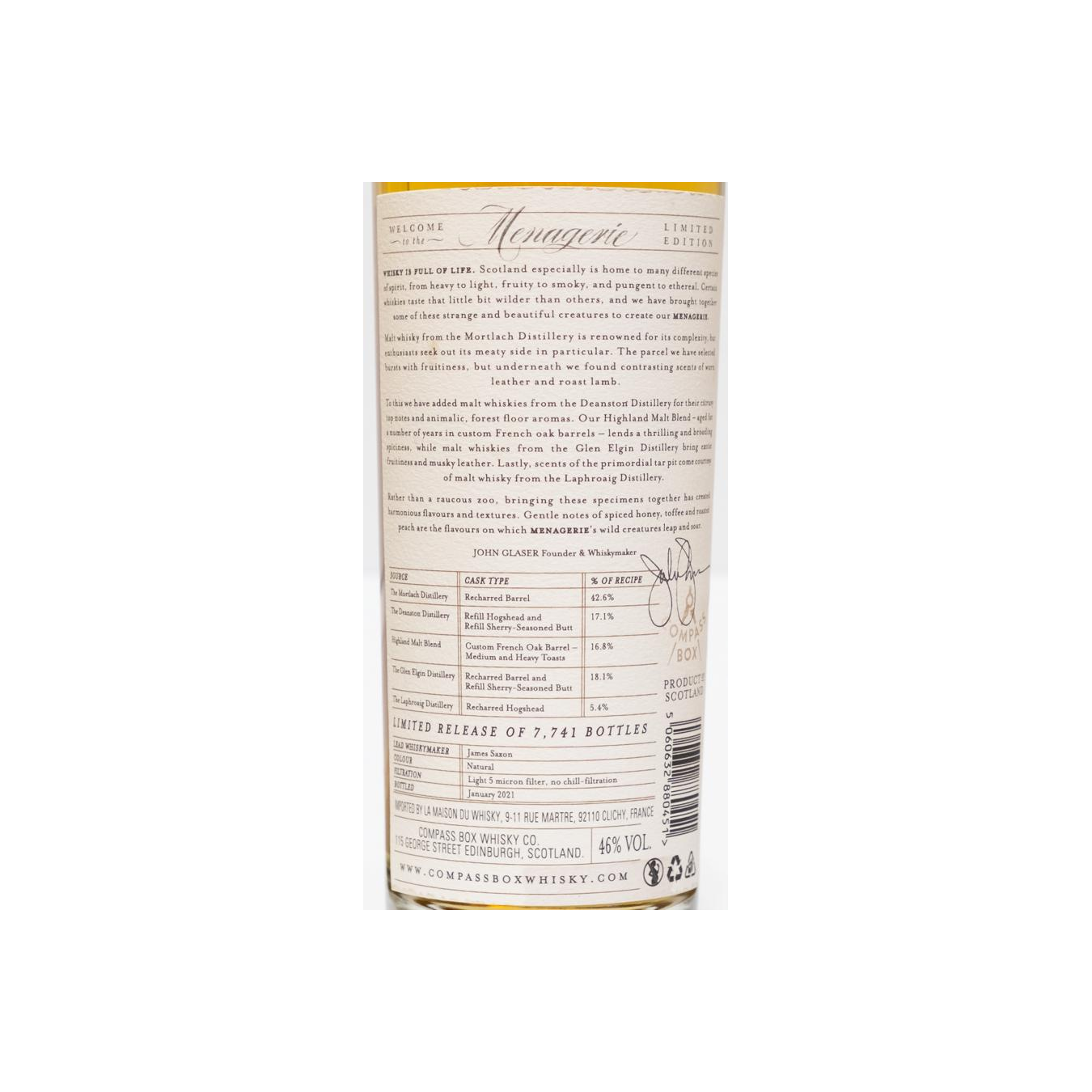 Menagerie Blended Malt CB 2