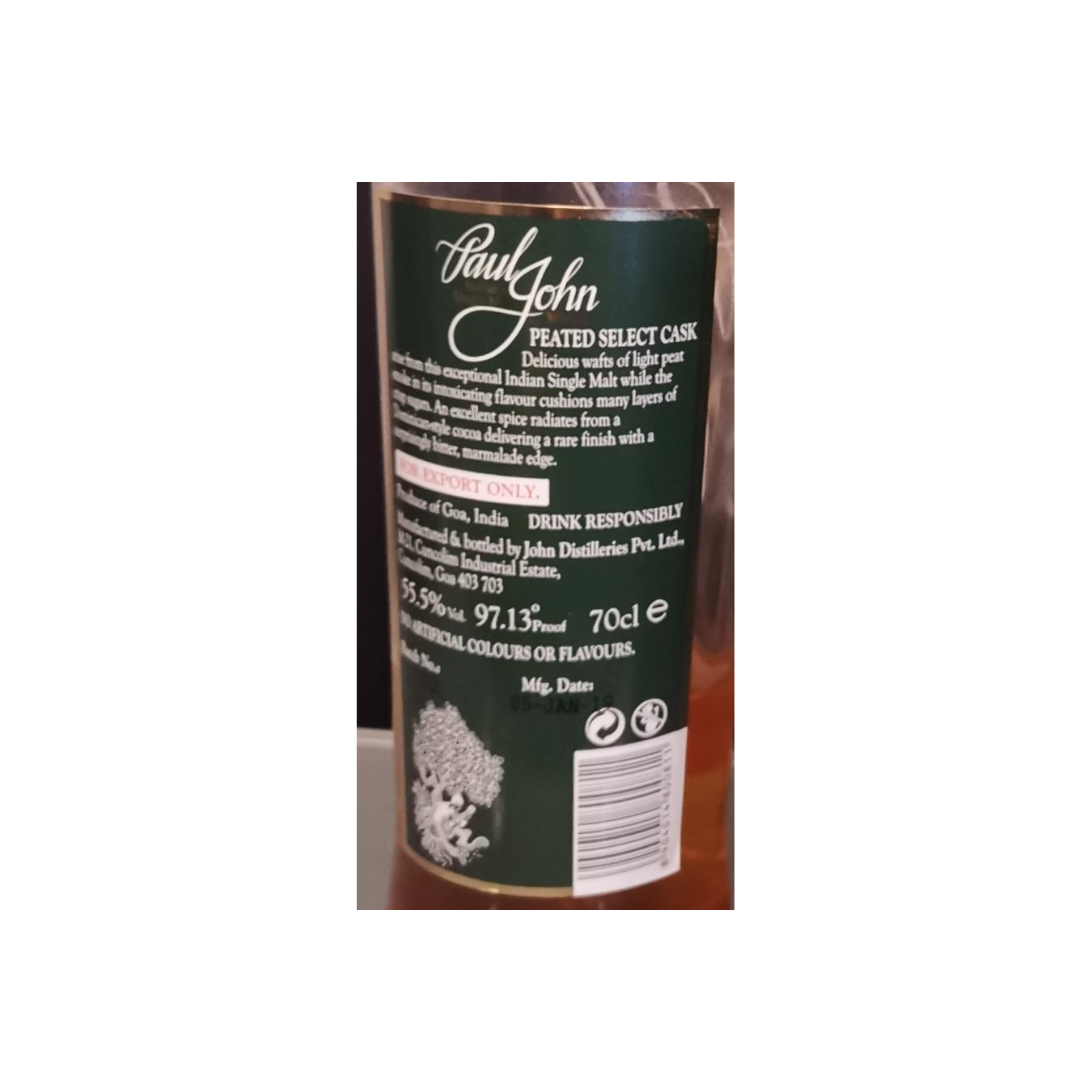 Paul John Single Malt Whisky 2