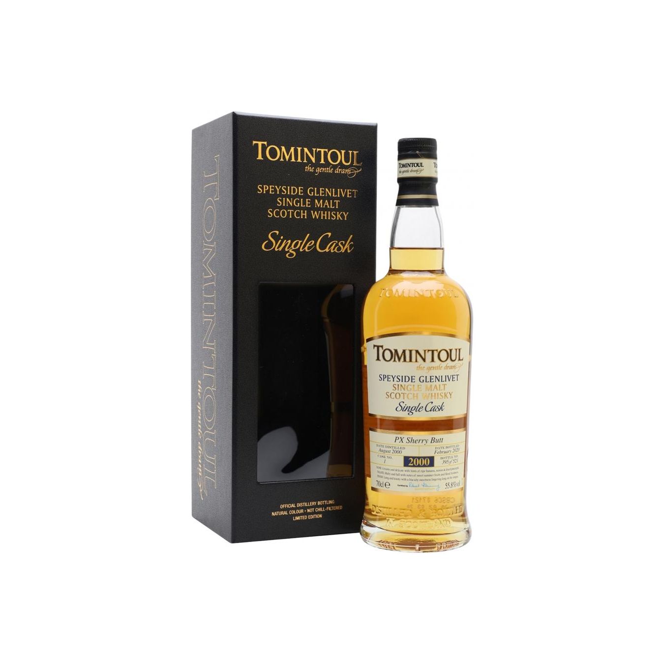 Tomintoul Single Cask 2000 19 Years Single Malt Whisky