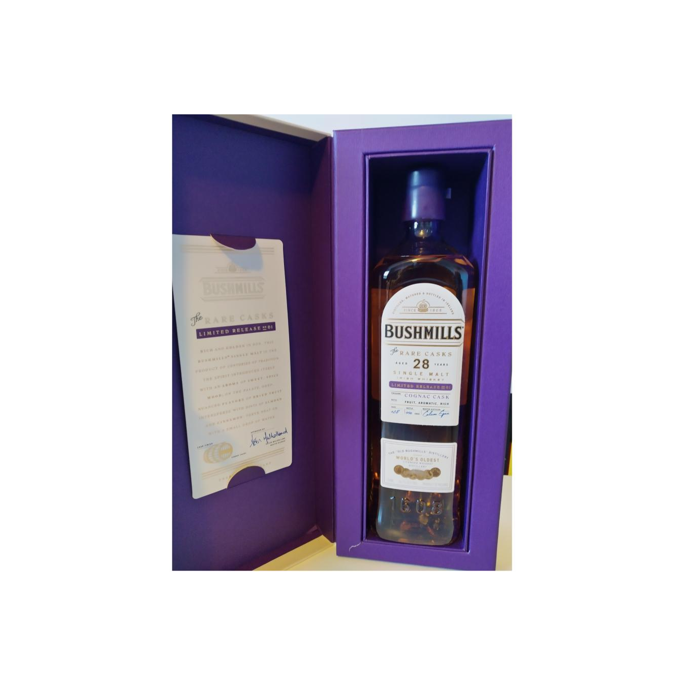 Bushmills 1992 28 Years Single Malt Whisky