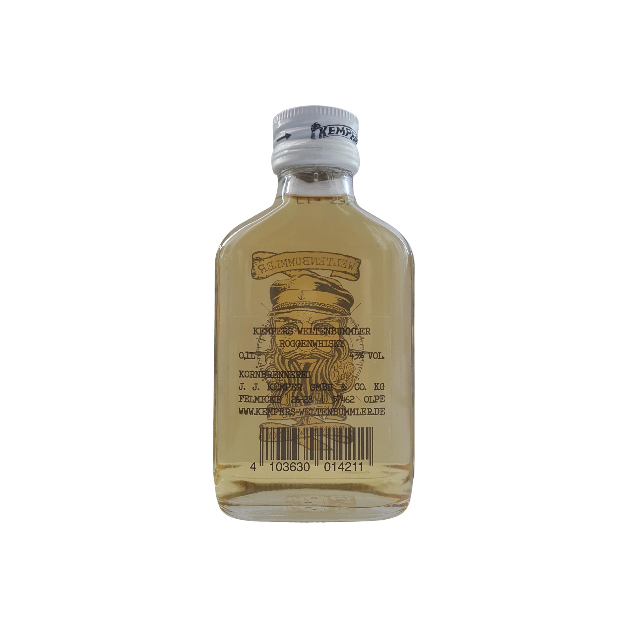 Kemper's Roggen Whisky Weltenbummler 3