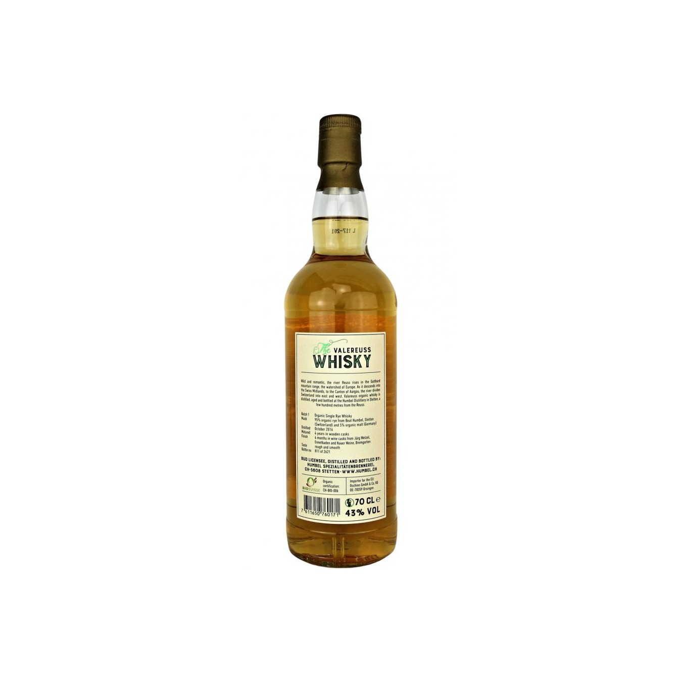 Humbel Distillery The Valereuss Whisky 2