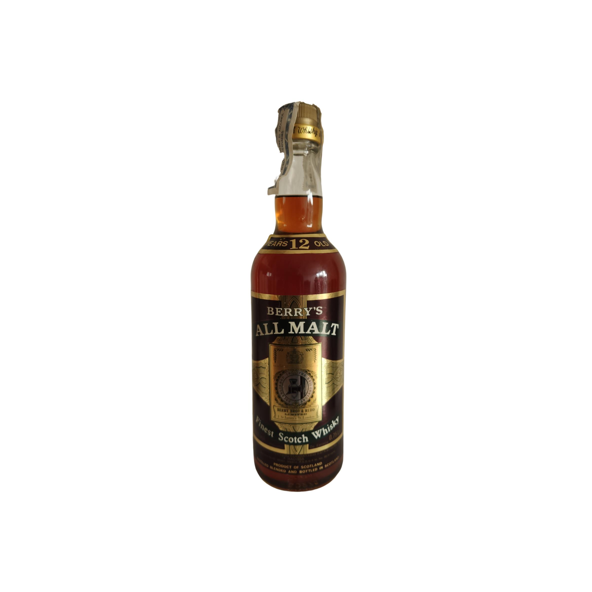 Berry's All Malt Finest Scotch Whisky