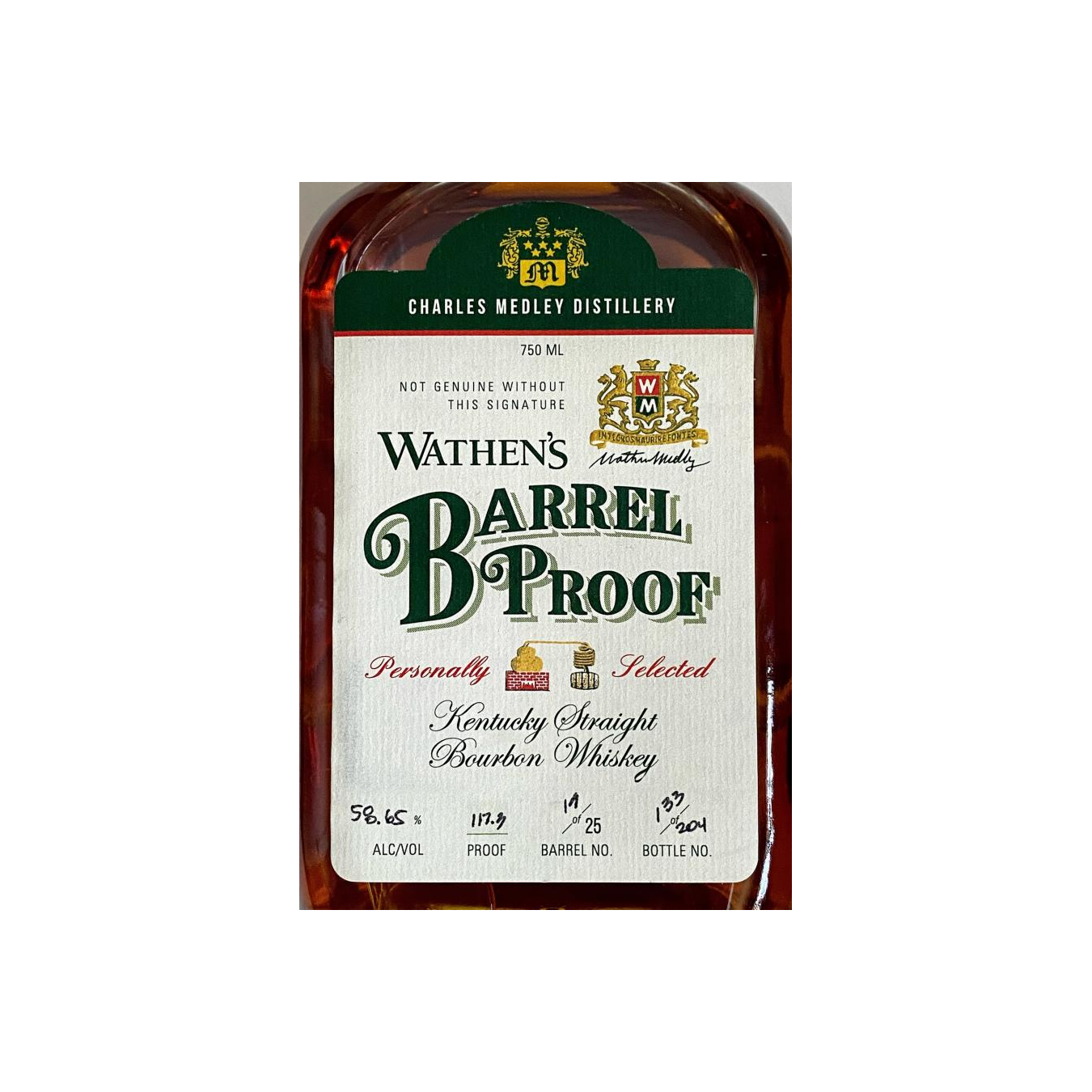 Wathen's Barrel Proof 3