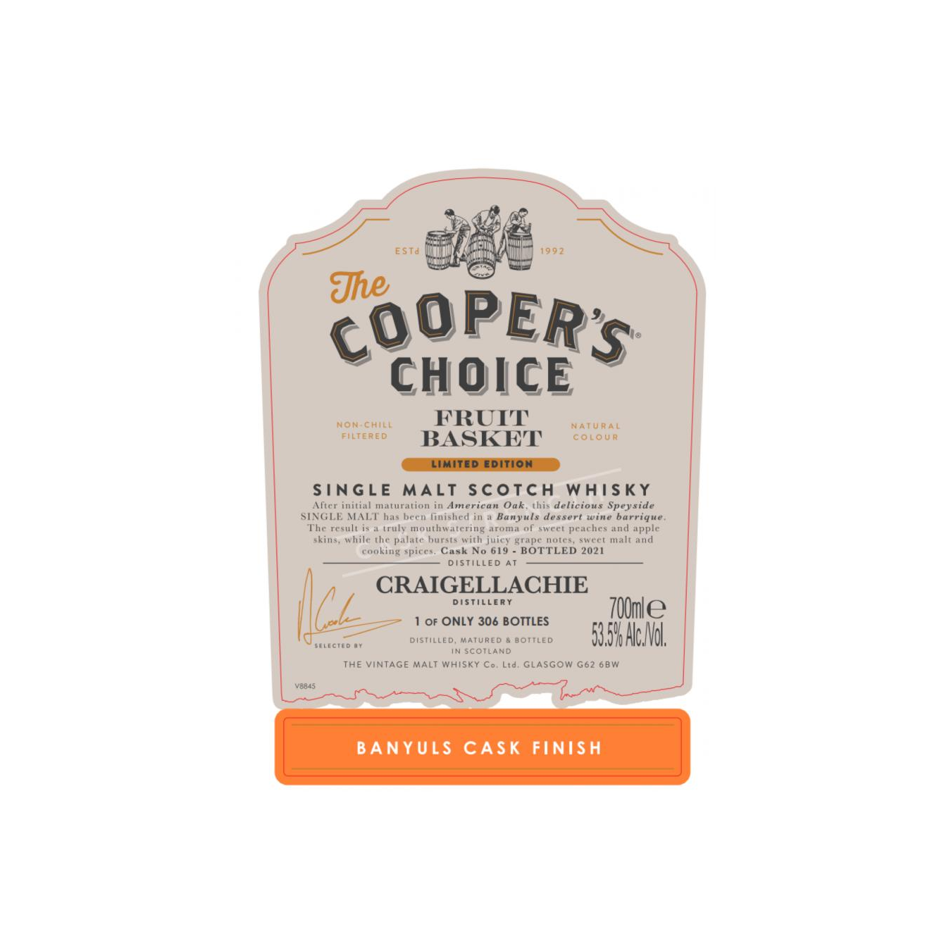 Craigellachie The Cooper's Choice Single Malt Whisky 2