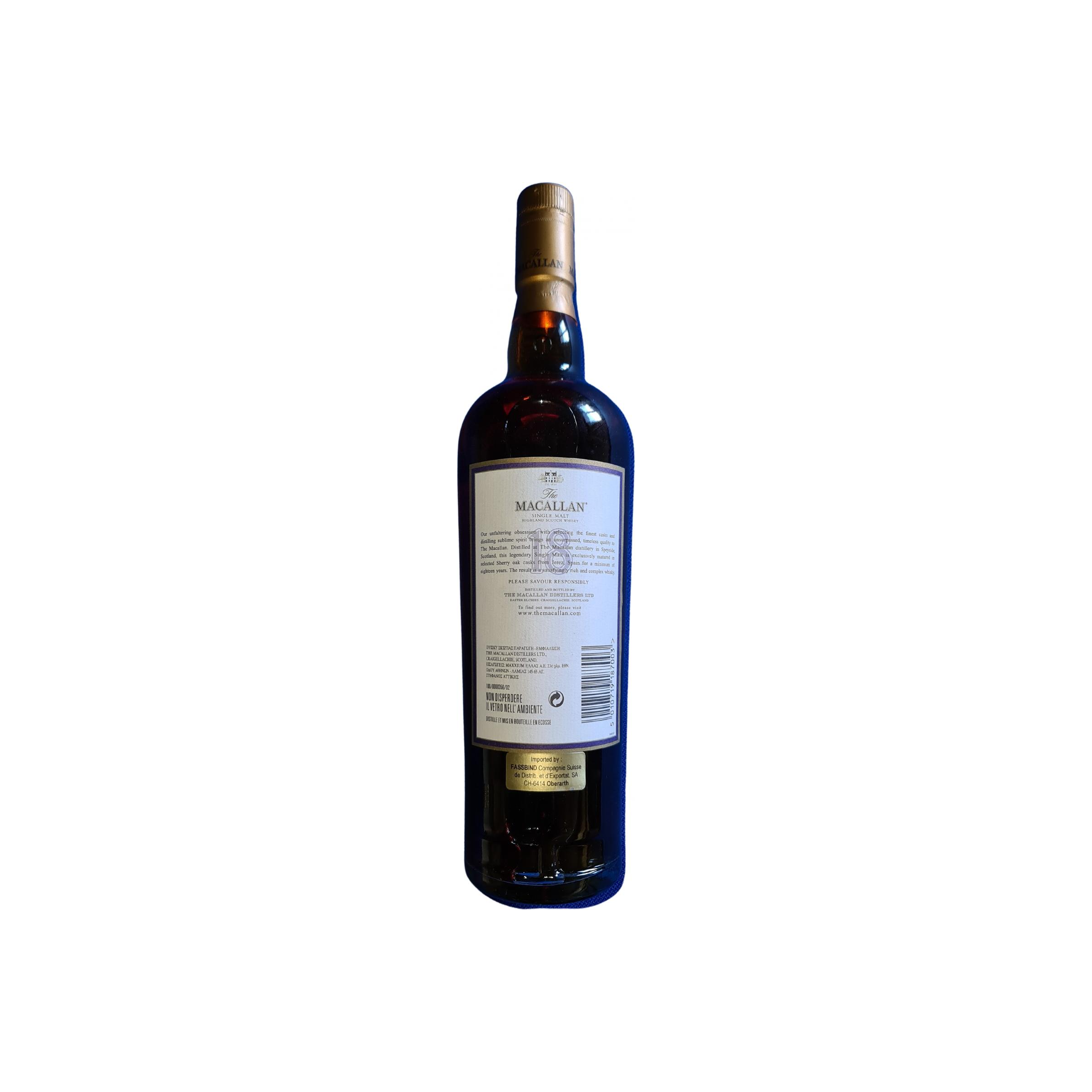 Macallan 18-year-old 2