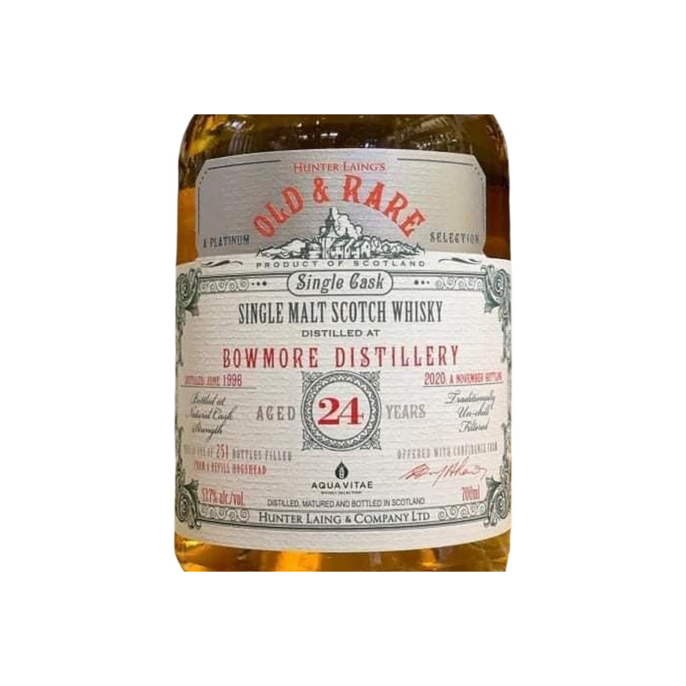 Bowmore 1996 24 Years Single Malt Whisky 2