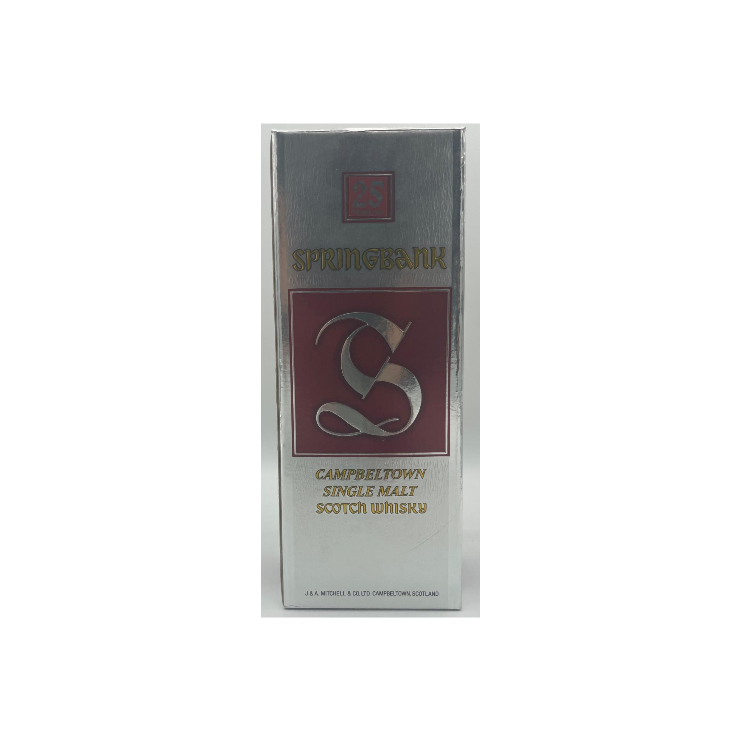 Springbank 25 Years Single Malt Whisky 3