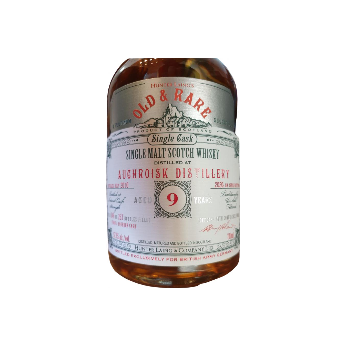 Auchroisk 2010 9 Years Single Malt Whisky
