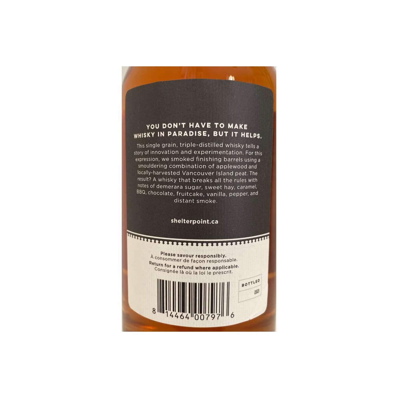 Shelter Point Single Malt Whisky 2