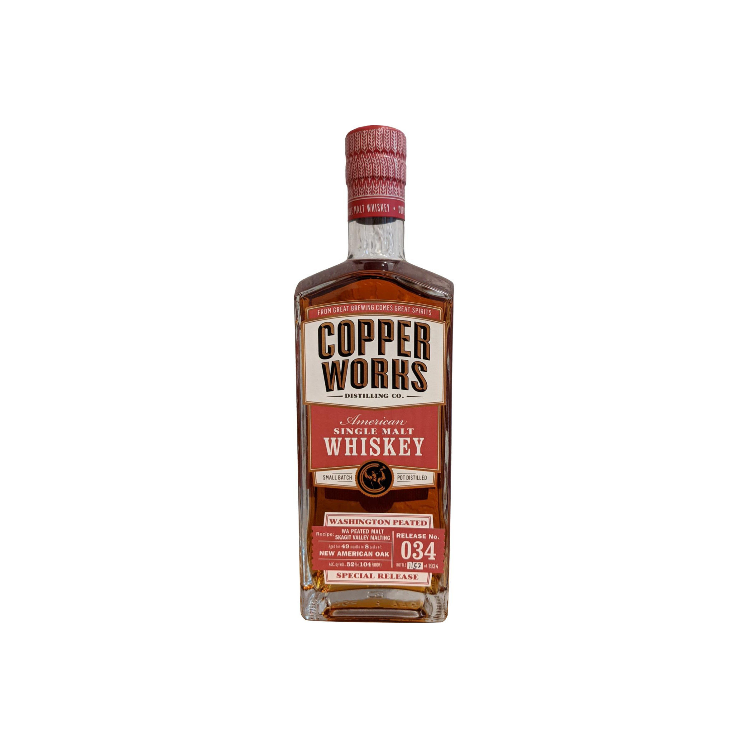 Copperworks American Single Malt Whiskey