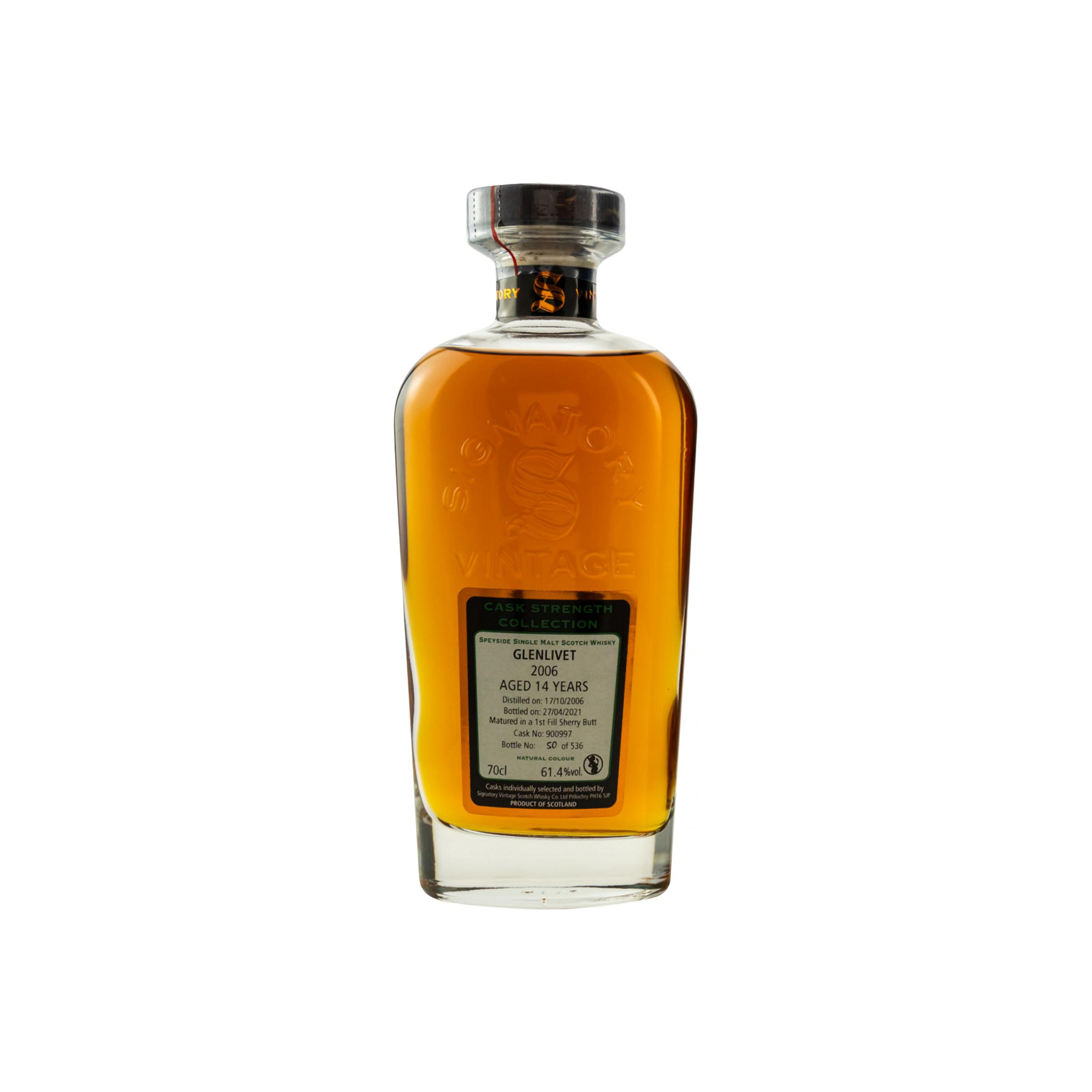 The Glenlivet Cask Strength Collection 2006 14 Years Single Malt Whisky