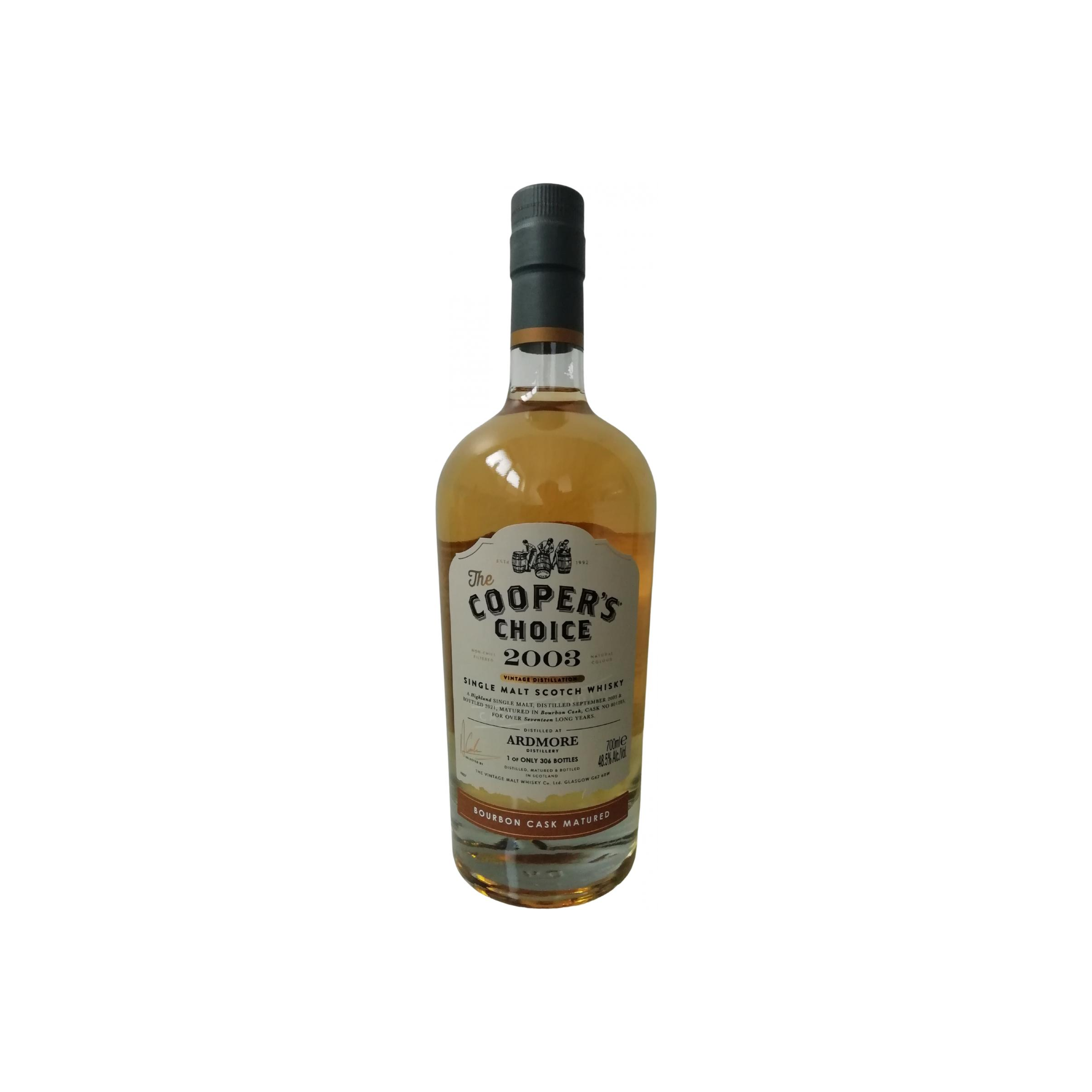 Ardmore The Cooper's Choice 2003 17 Years Single Malt Whisky