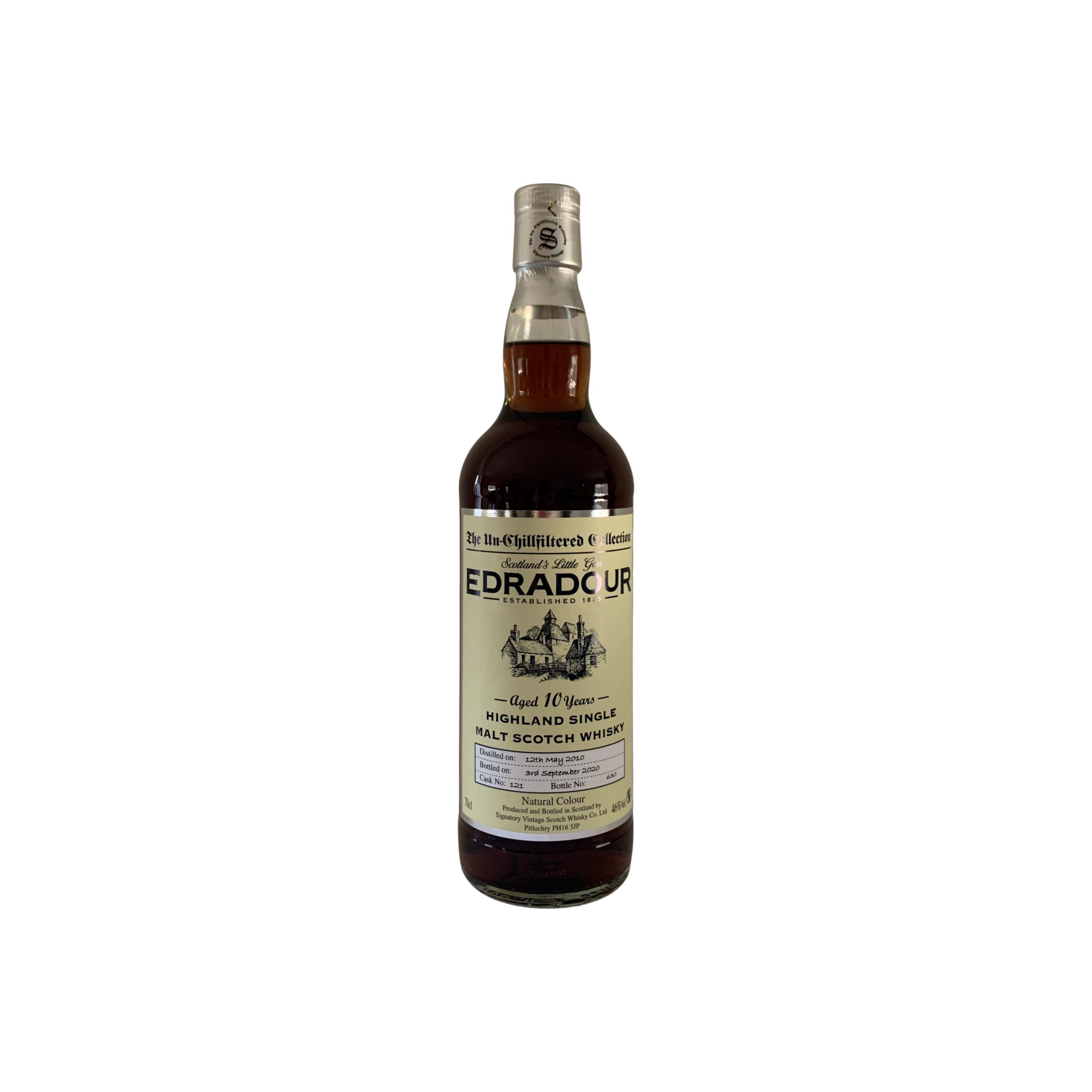 Edradour The Un-Chillfiltered Collection 2010 10 Years Single Malt Whisky