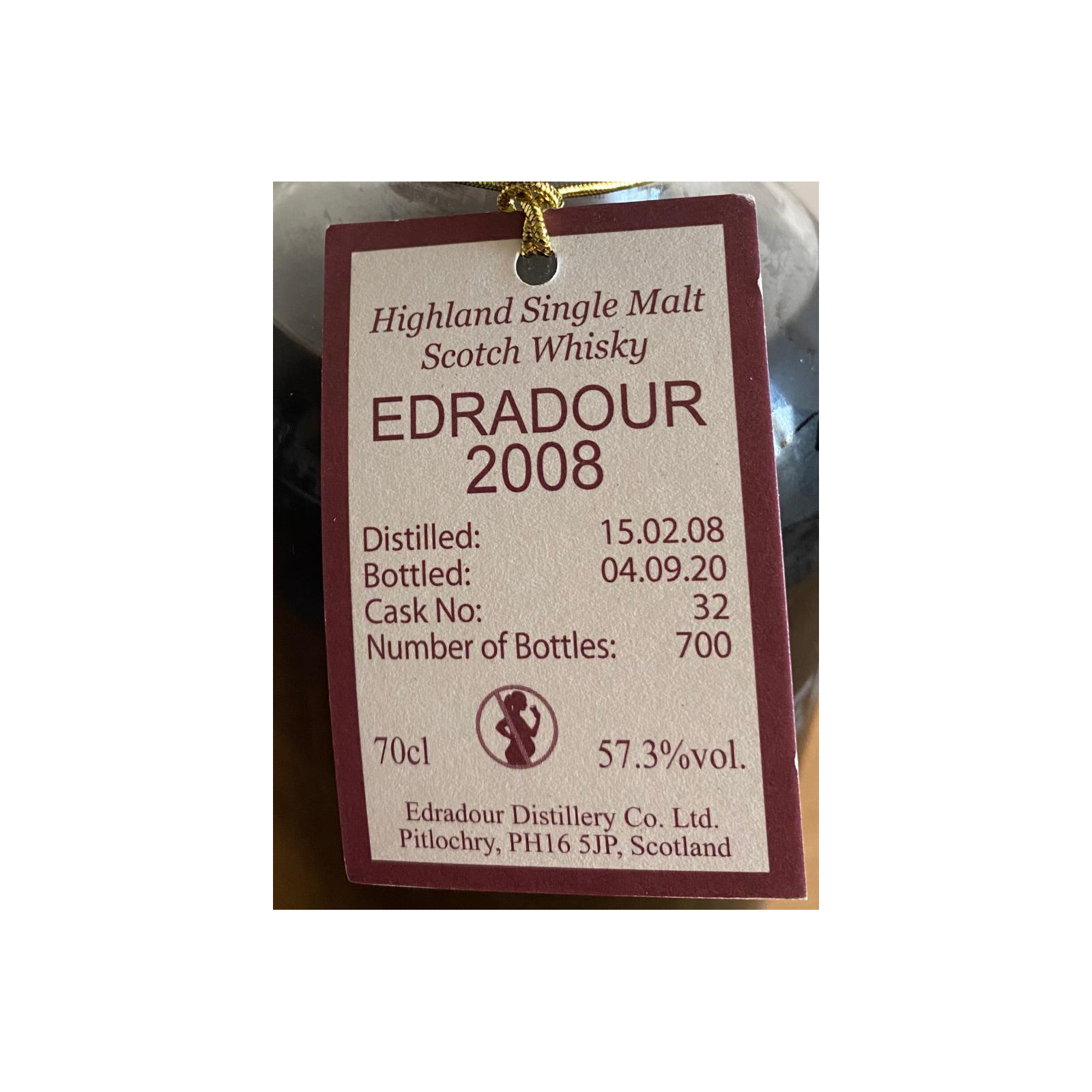 Edradour 2008 Single Malt Whisky 2