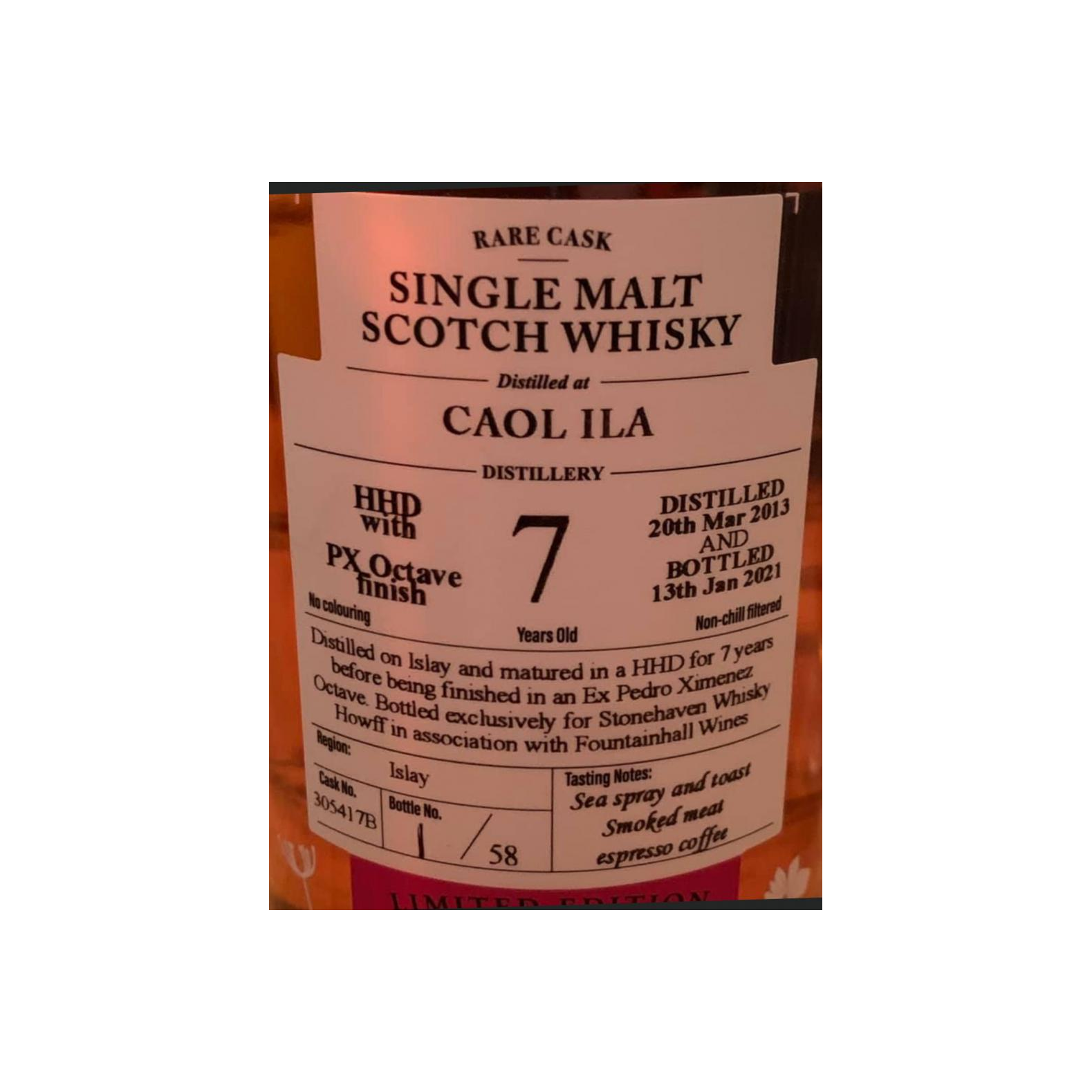 Caol Ila Private Bottling 2013 7 Years Single Malt Whisky 3